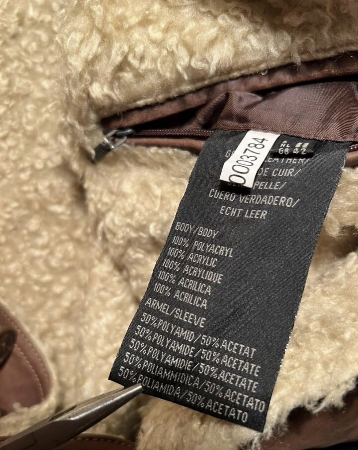 Кожаная куртка (52/XL) Trapper (Германия) - миниатюра 7