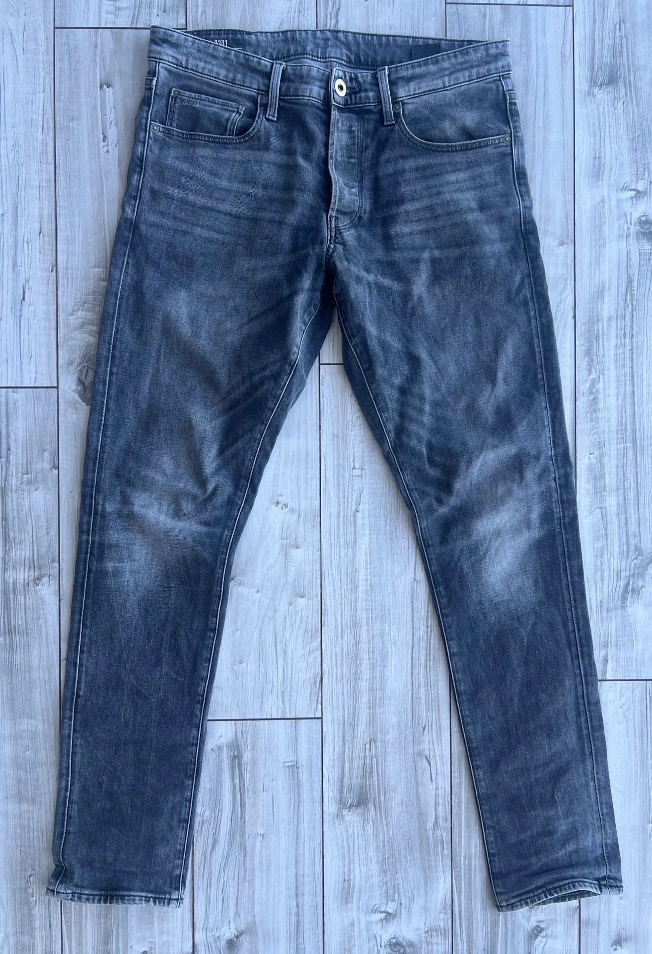 Джинсы (W33/L34) G-Star Raw 3301 Straight Tapered - миниатюра 7