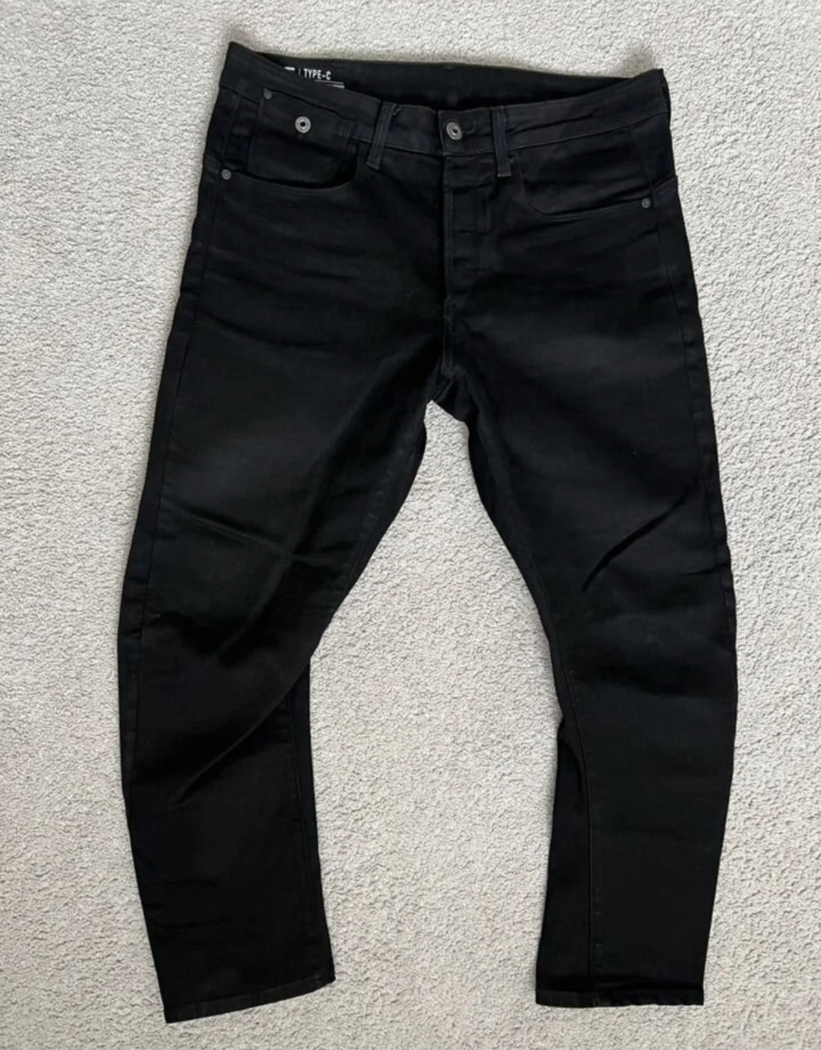 Джинсы (W34/L30) Type-C 3D Straight Tapered - миниатюра 7
