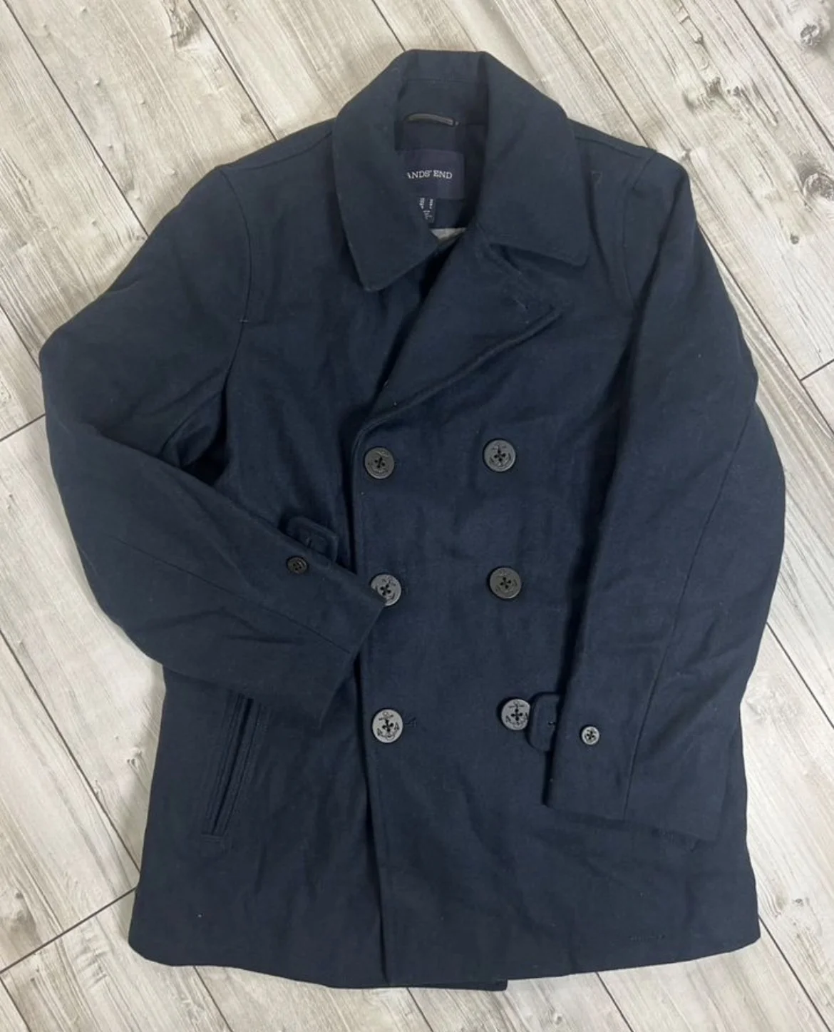 Шерстяное пальто (50/L) Lands'end - миниатюра 5