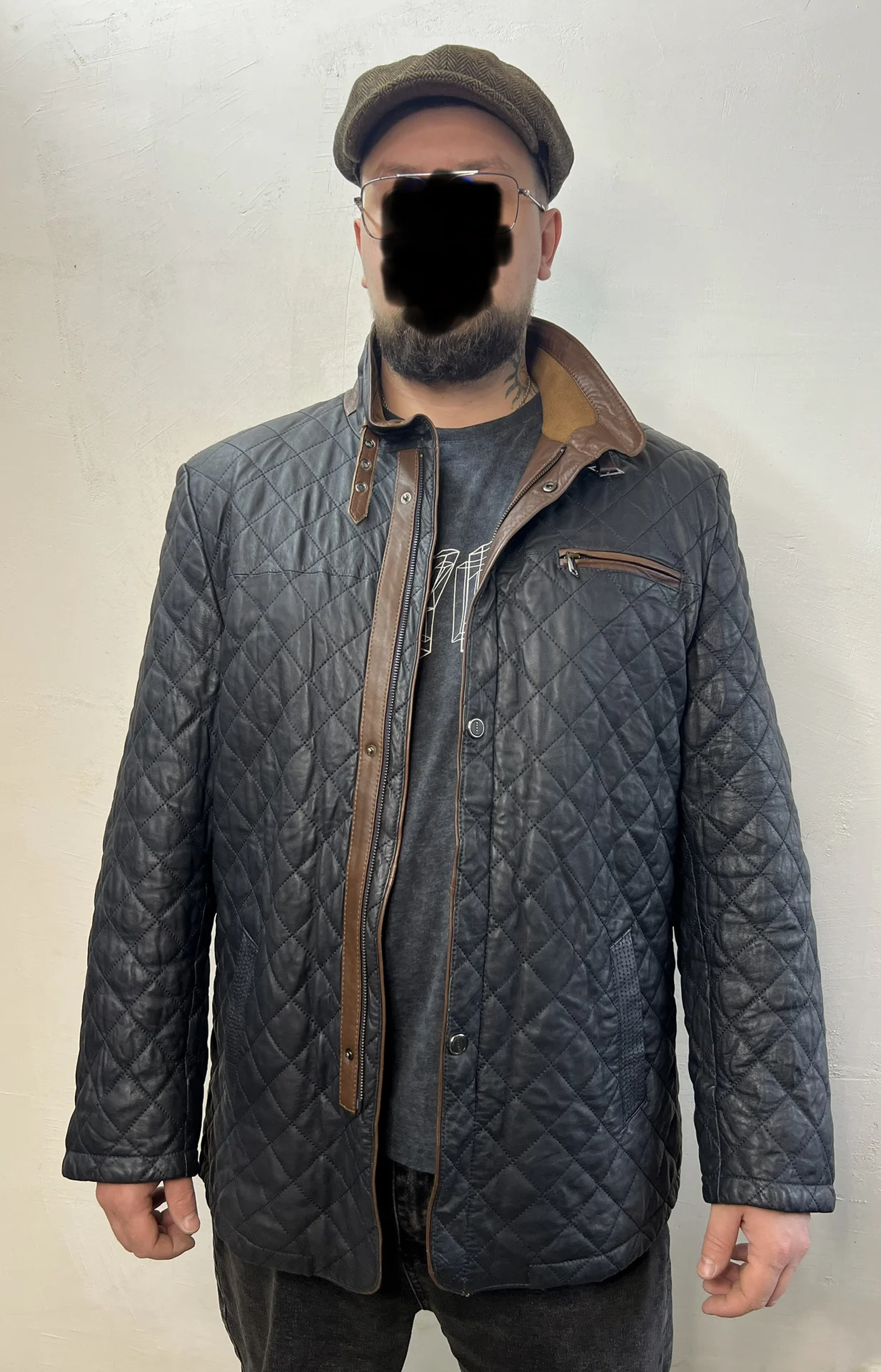 Кожаная куртка (56/XXL) Inci - изображение 1