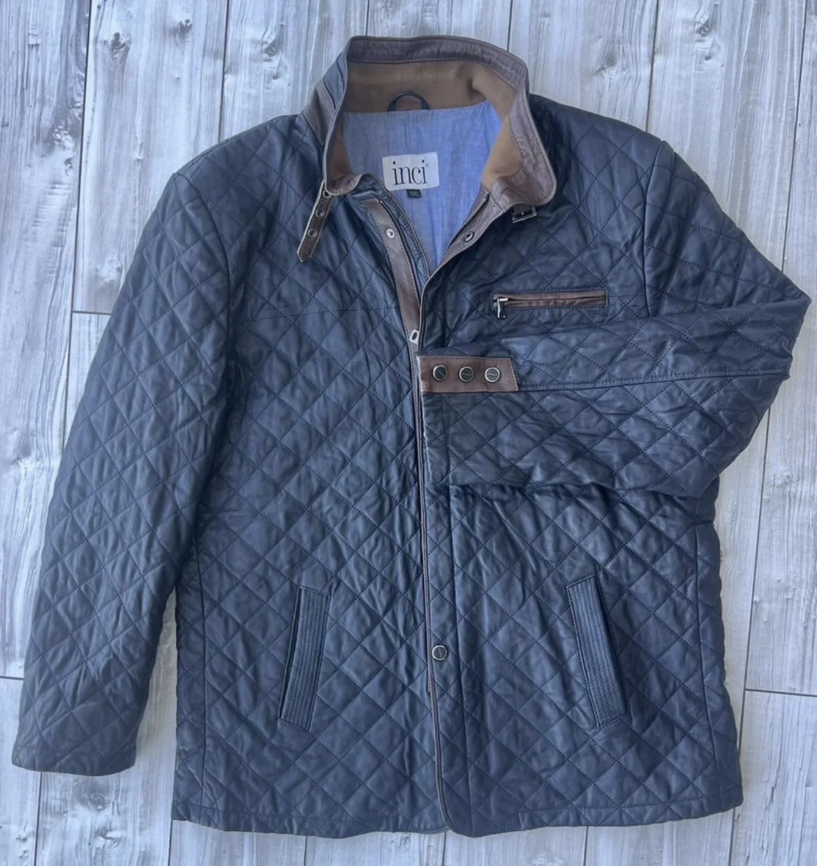 Кожаная куртка (56/XXL) Inci - миниатюра 6
