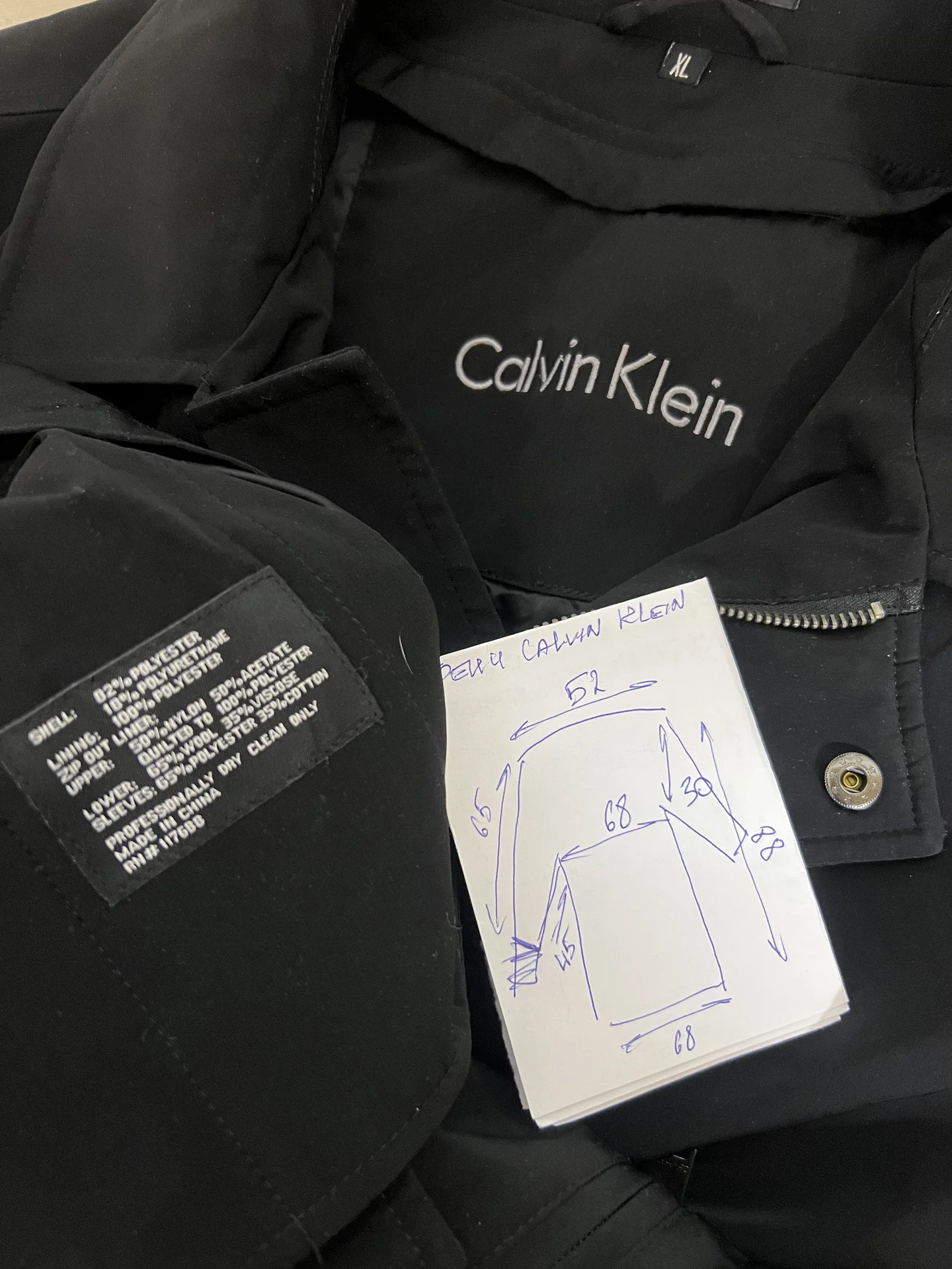 Утепленный тренч (56) Calvin Klein - миниатюра 10