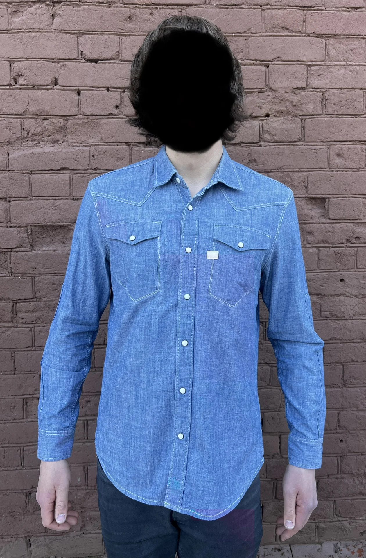 Джинсовая рубашка (50/L) G-Star Raw Tacoma Shirt - миниатюра 4