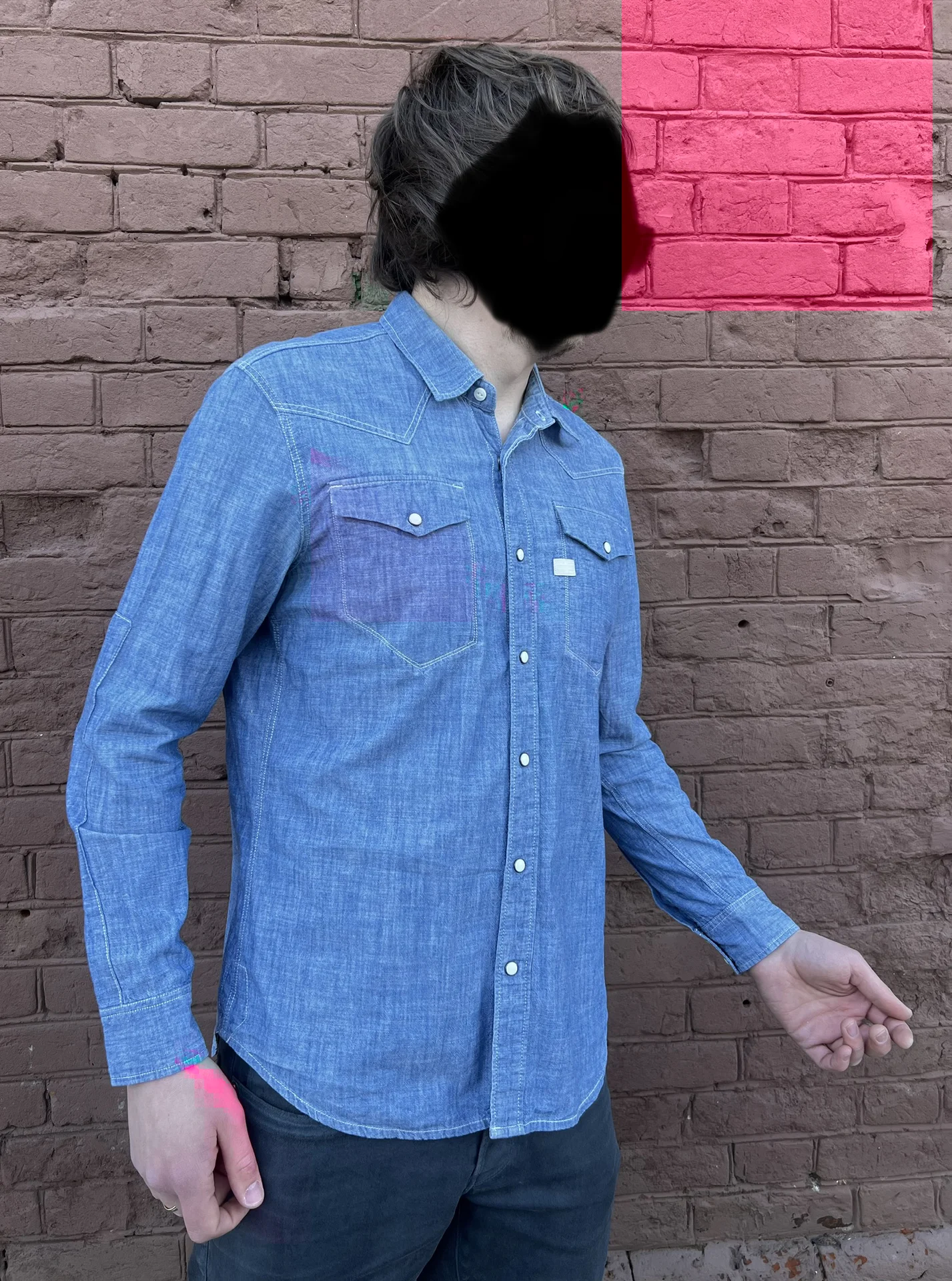 Джинсовая рубашка (50/L) G-Star Raw Tacoma Shirt - миниатюра 6
