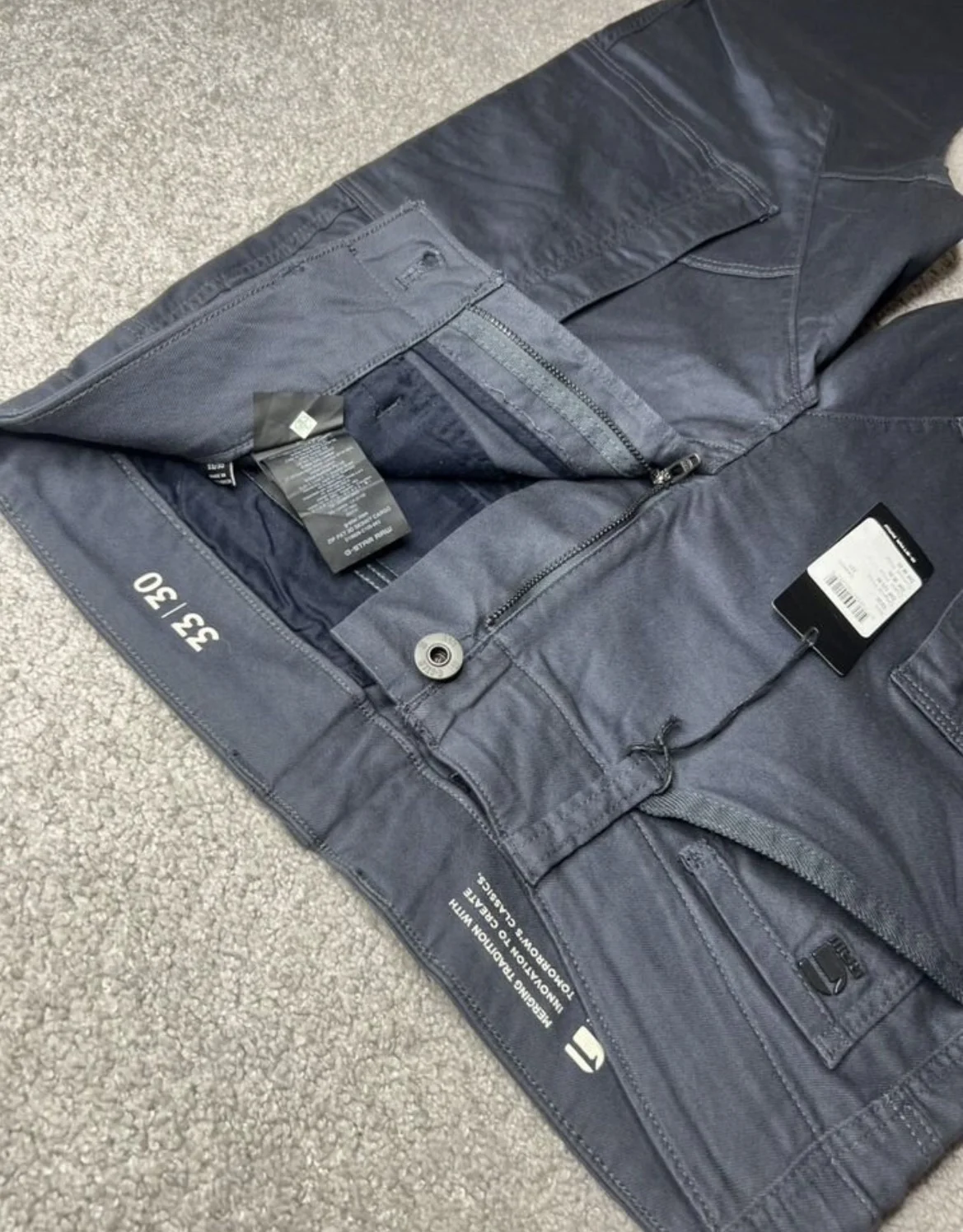 Cargo (W33/L30) G-Star Raw Zip PKT 3D Skinny Cargo - миниатюра 8