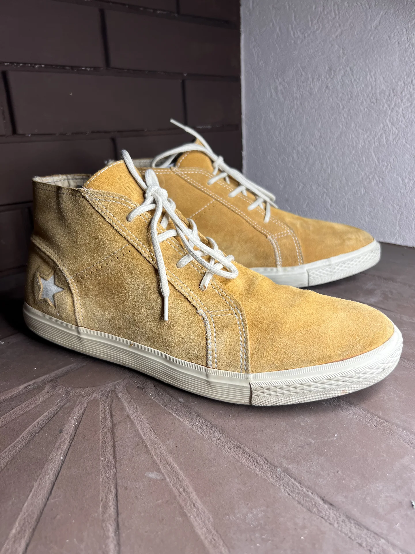 Замшевые кеды (43) Converse One Star Mid - изображение 1