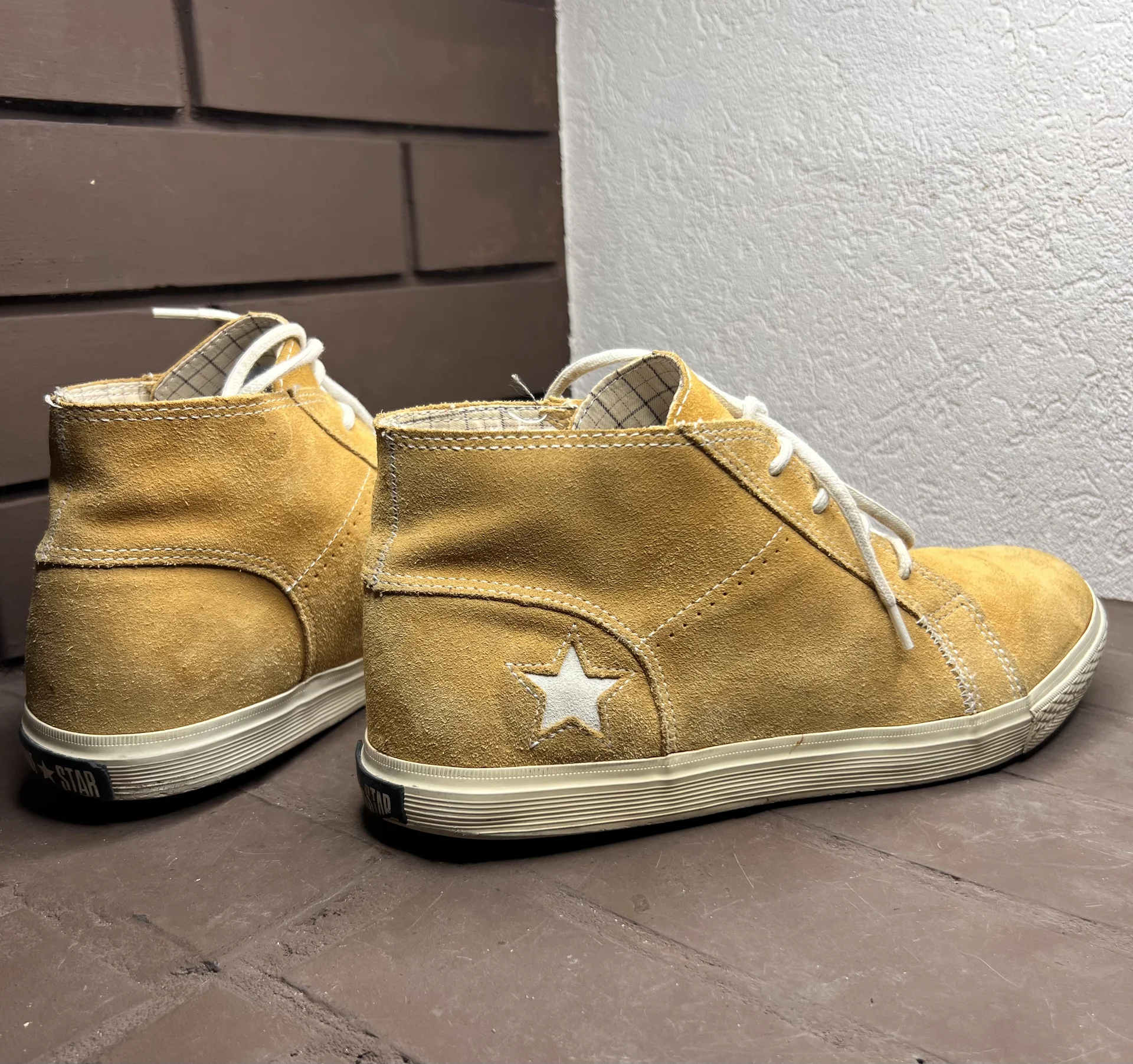 Замшевые кеды (43) Converse One Star Mid - миниатюра 2