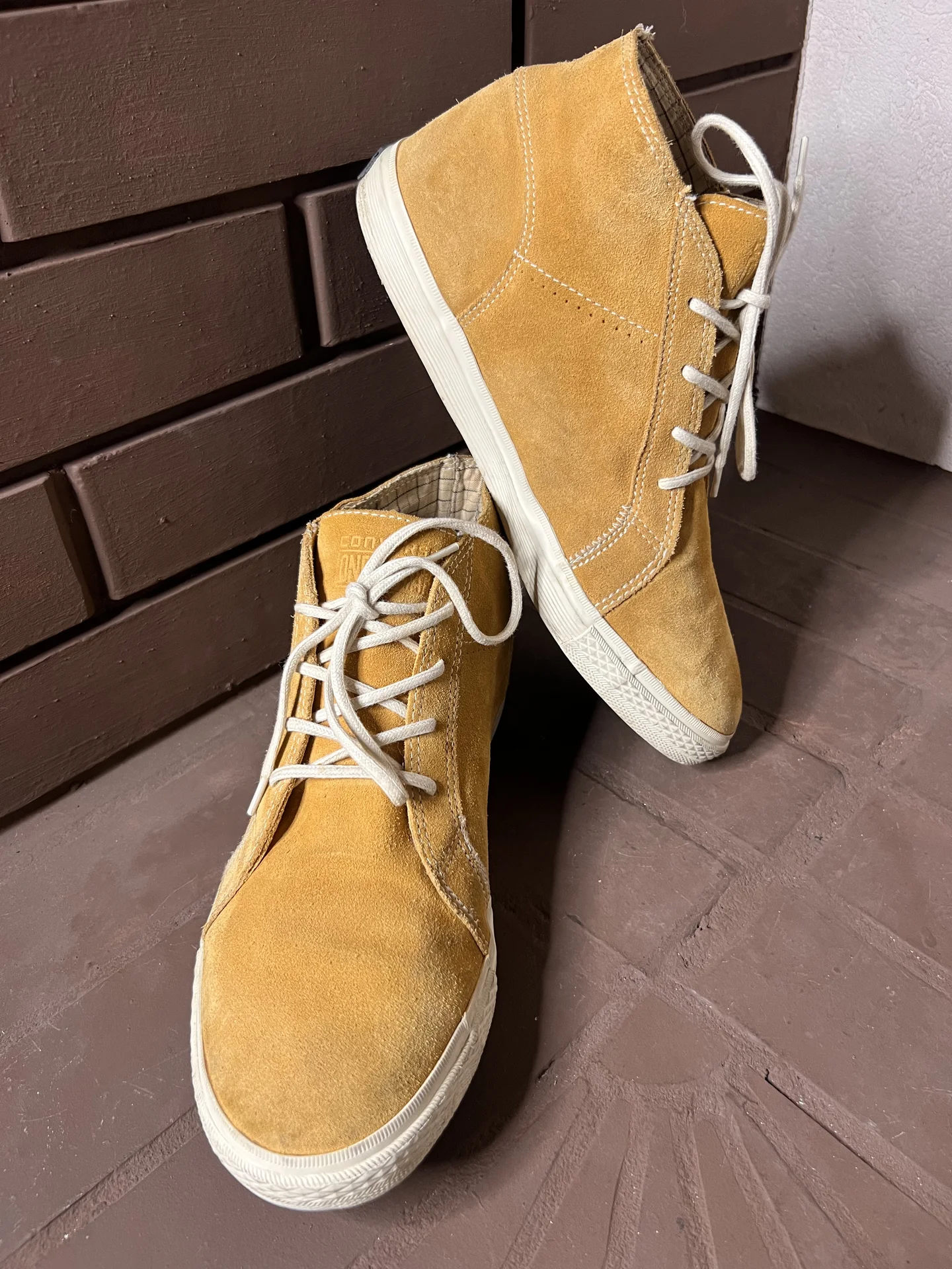Замшевые кеды (43) Converse One Star Mid - миниатюра 4