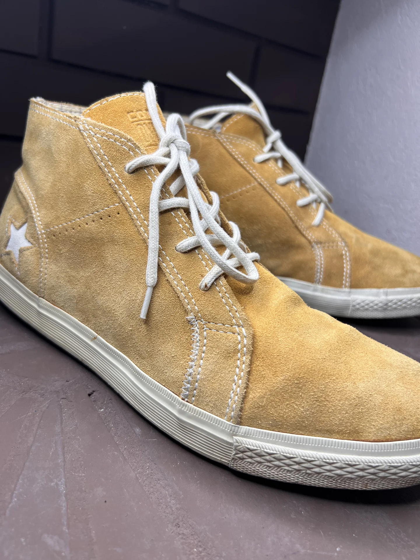 Замшевые кеды (43) Converse One Star Mid - миниатюра 6