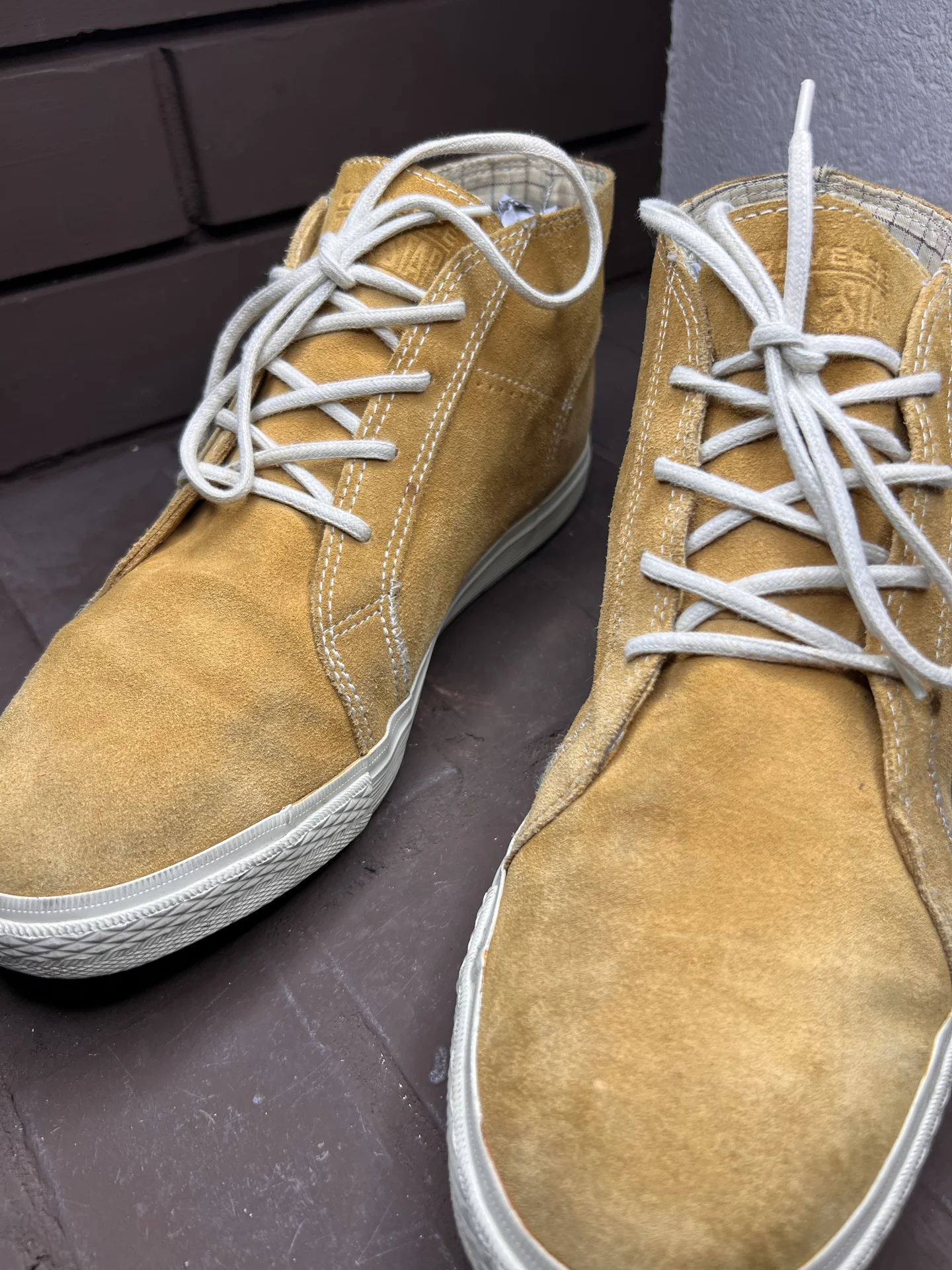 Замшевые кеды (43) Converse One Star Mid - миниатюра 7