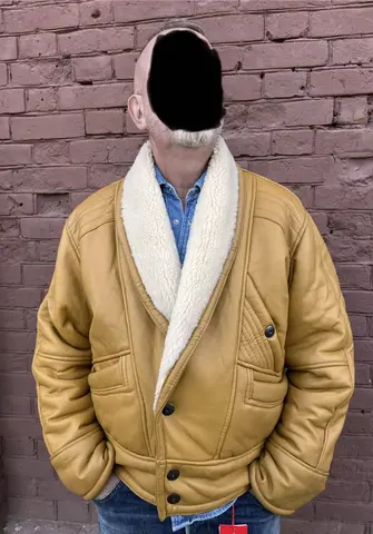 Кожаная куртка (52/XL) T. Shearing Sportswear