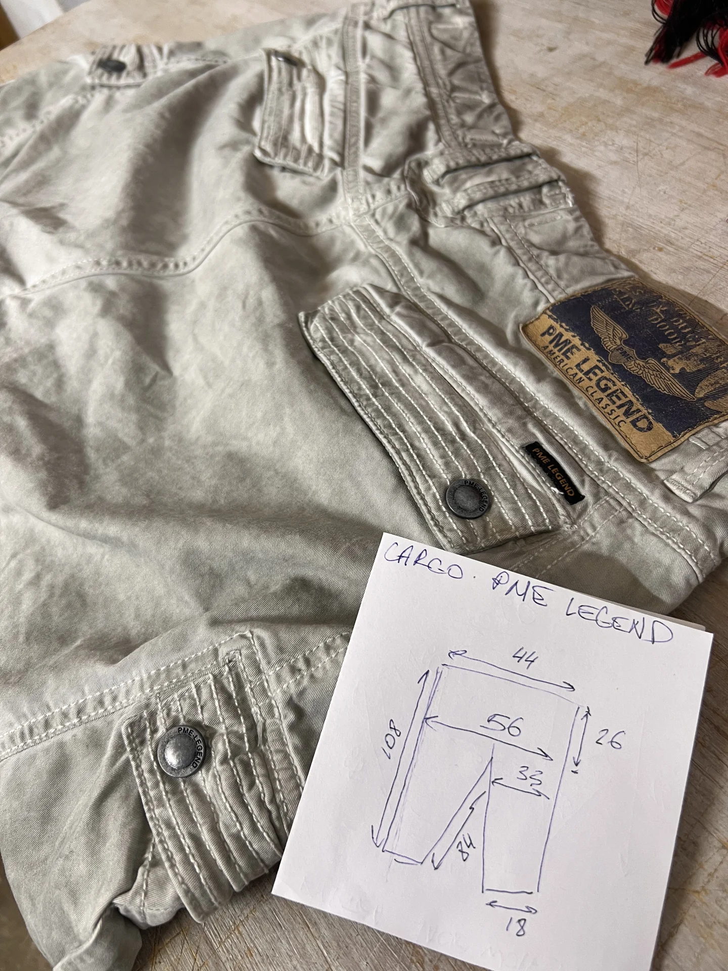 Брюки cargo (W33/L34) Pme Legend (Индия) - миниатюра 10