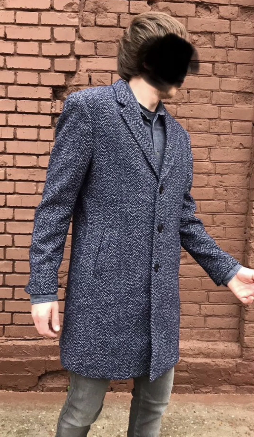 Шерстяное пальто (50/L) YD - миниатюра 5