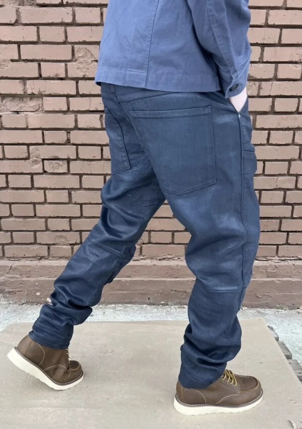 Вощеные джинсы (W34/L34) G-Star Raw 5620 3D Slim - миниатюра 4