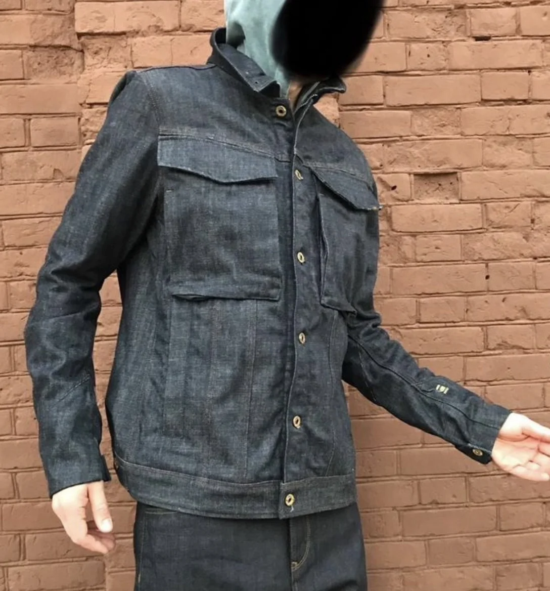 Джинсовая куртка (XL/52) G-Star Raw Vodan 3D Slim - миниатюра 3