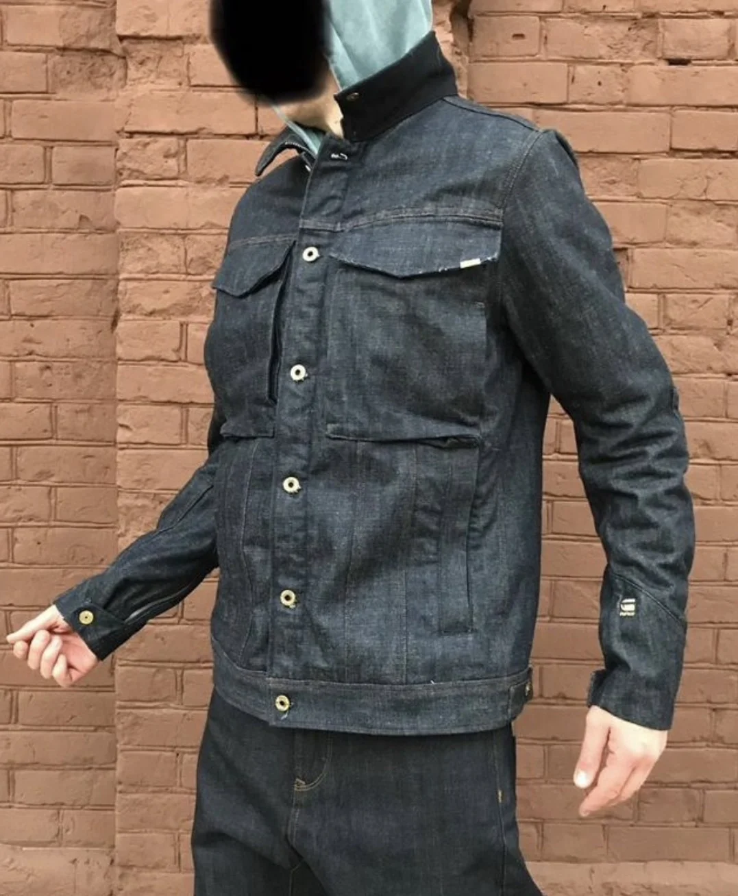 Джинсовая куртка (XL/52) G-Star Raw Vodan 3D Slim - миниатюра 4