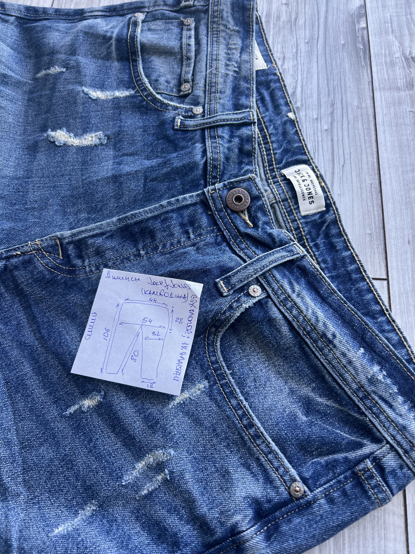 Джинсы (W33/L32) Jack&Jones (Камбоджа) - миниатюра 10