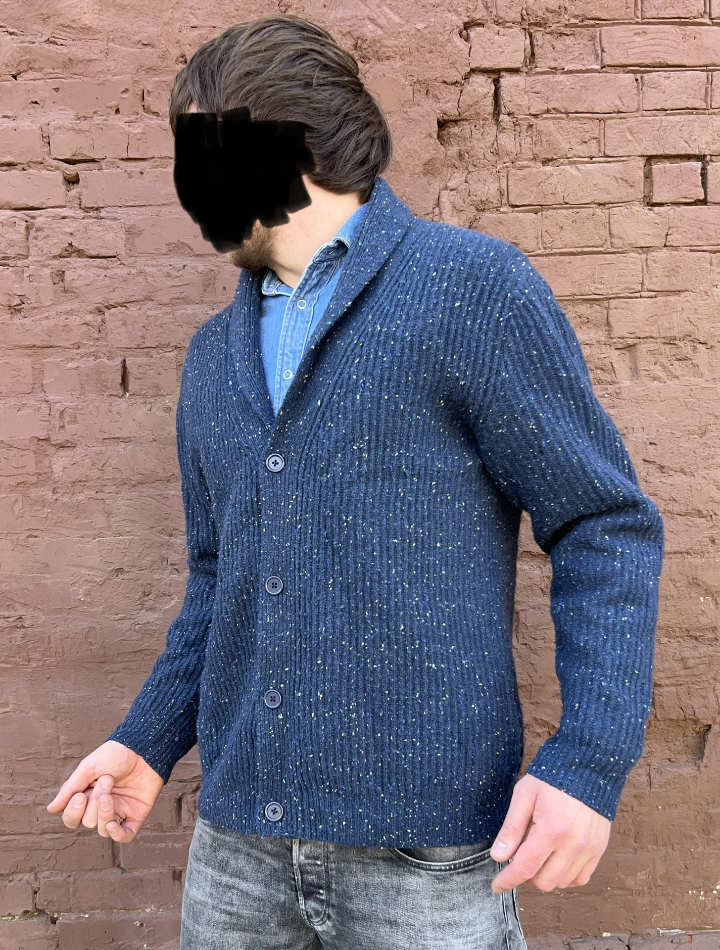 Шерстяной кардиган (52/XL) Denham - миниатюра 3