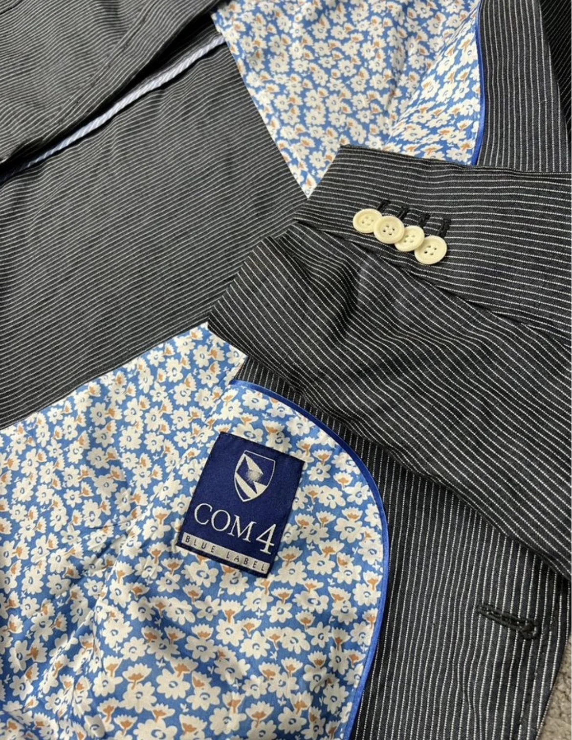 Льняной пиджак (54/XL) Com4 Design Blue Label - миниатюра 6
