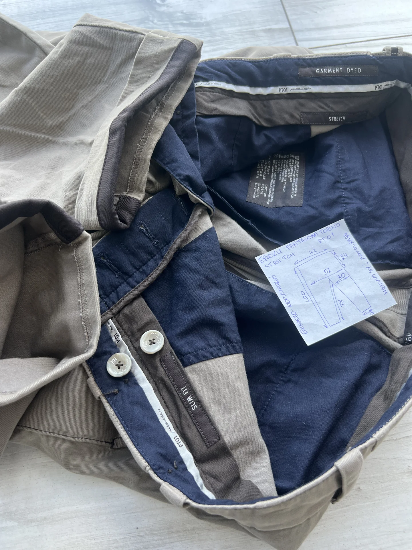 Брюки (W32/L32) Pantaloni Torino "PT01" Италия - миниатюра 10