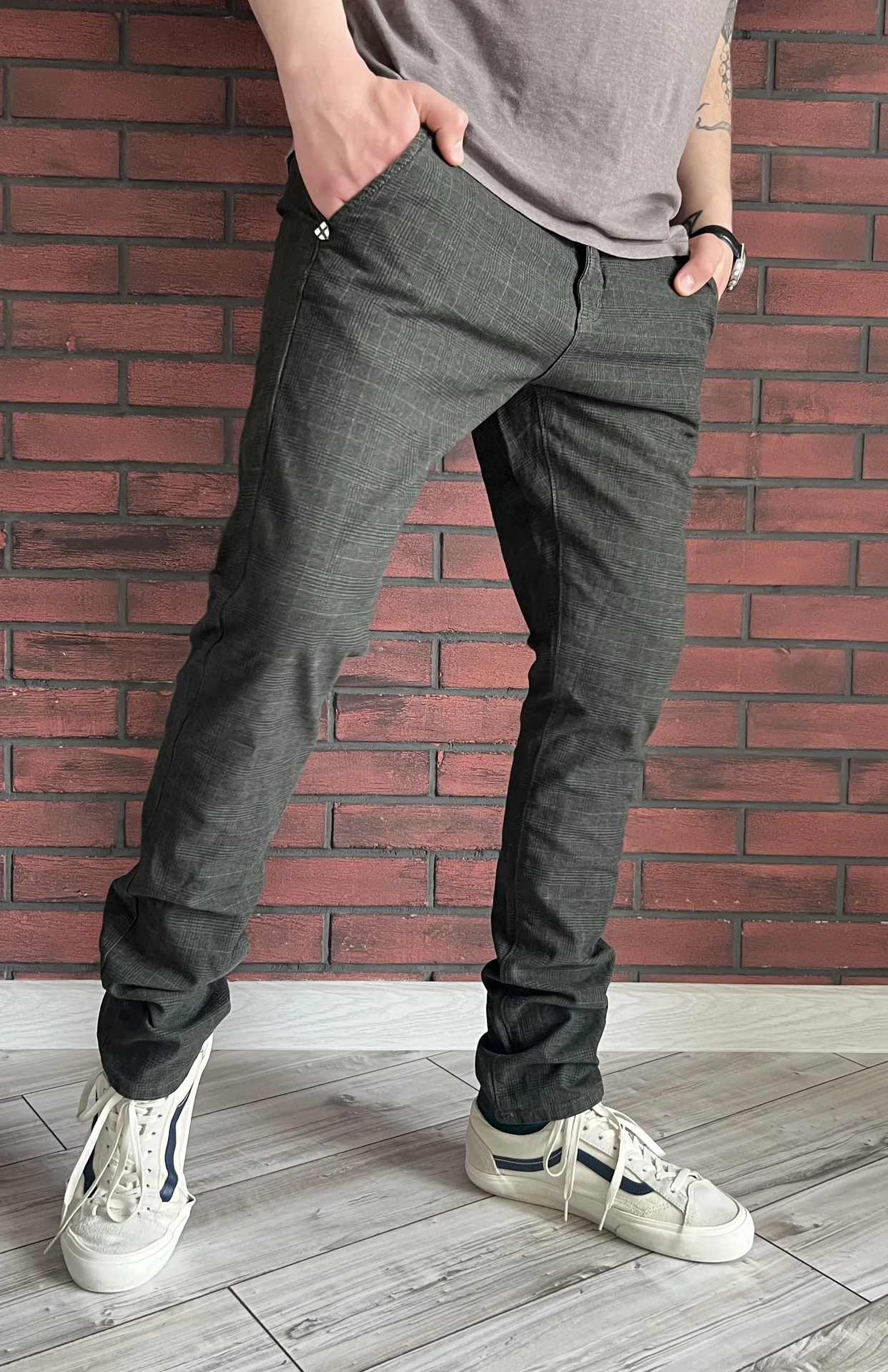 Клетчатые брюки (W31/L34) Blue De Genes - миниатюра 3