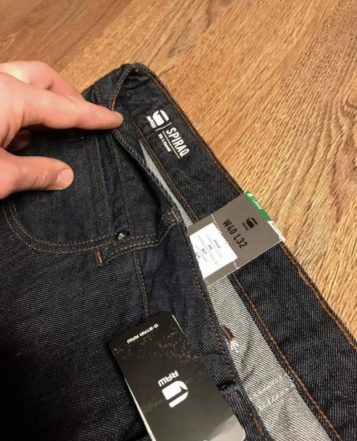 Джинсы (W40/L32) G-Star Raw Spiraq 3D Loose - миниатюра 4