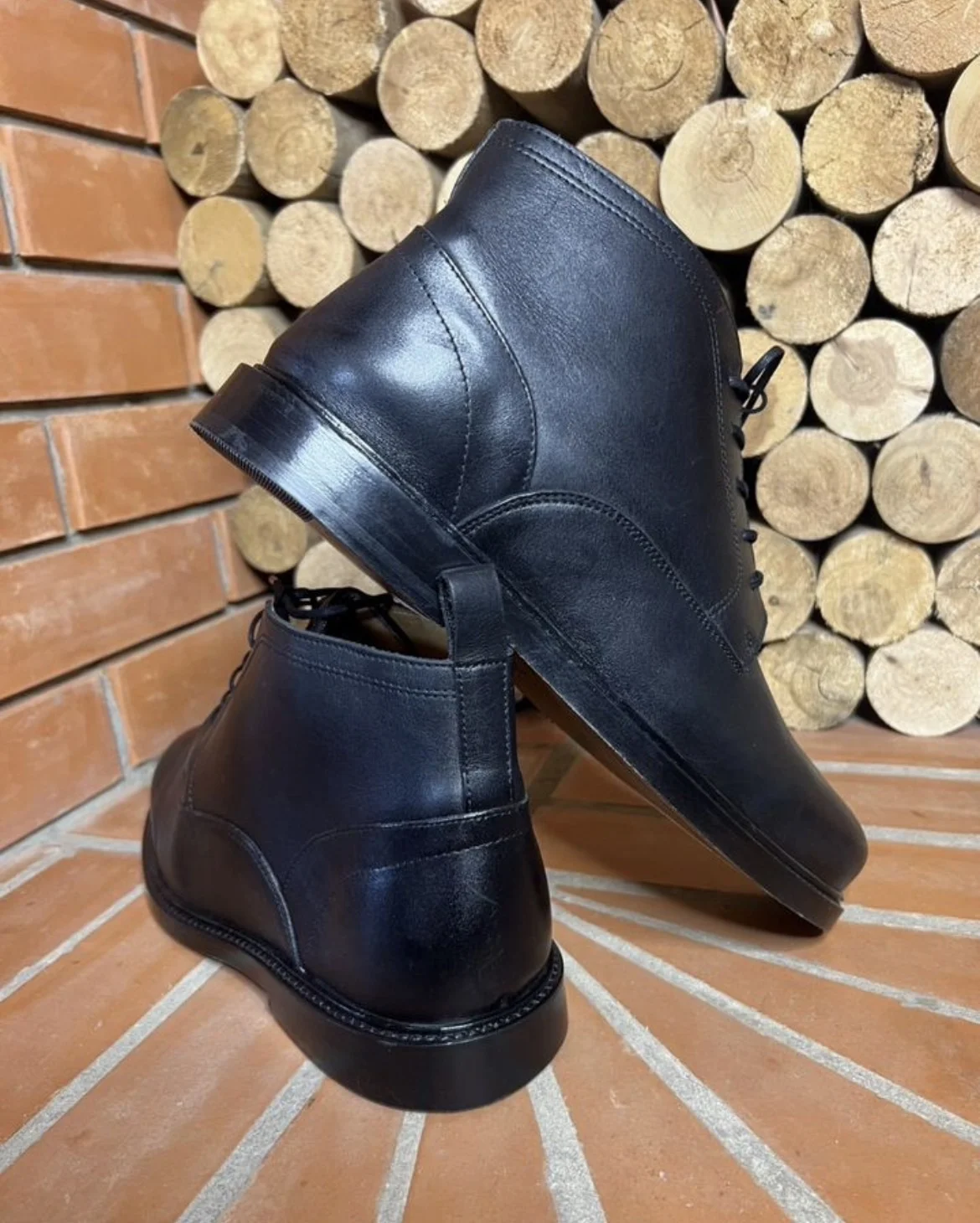 Кожаные ботинки (44) Revito Shoe (Португалия) - миниатюра 2