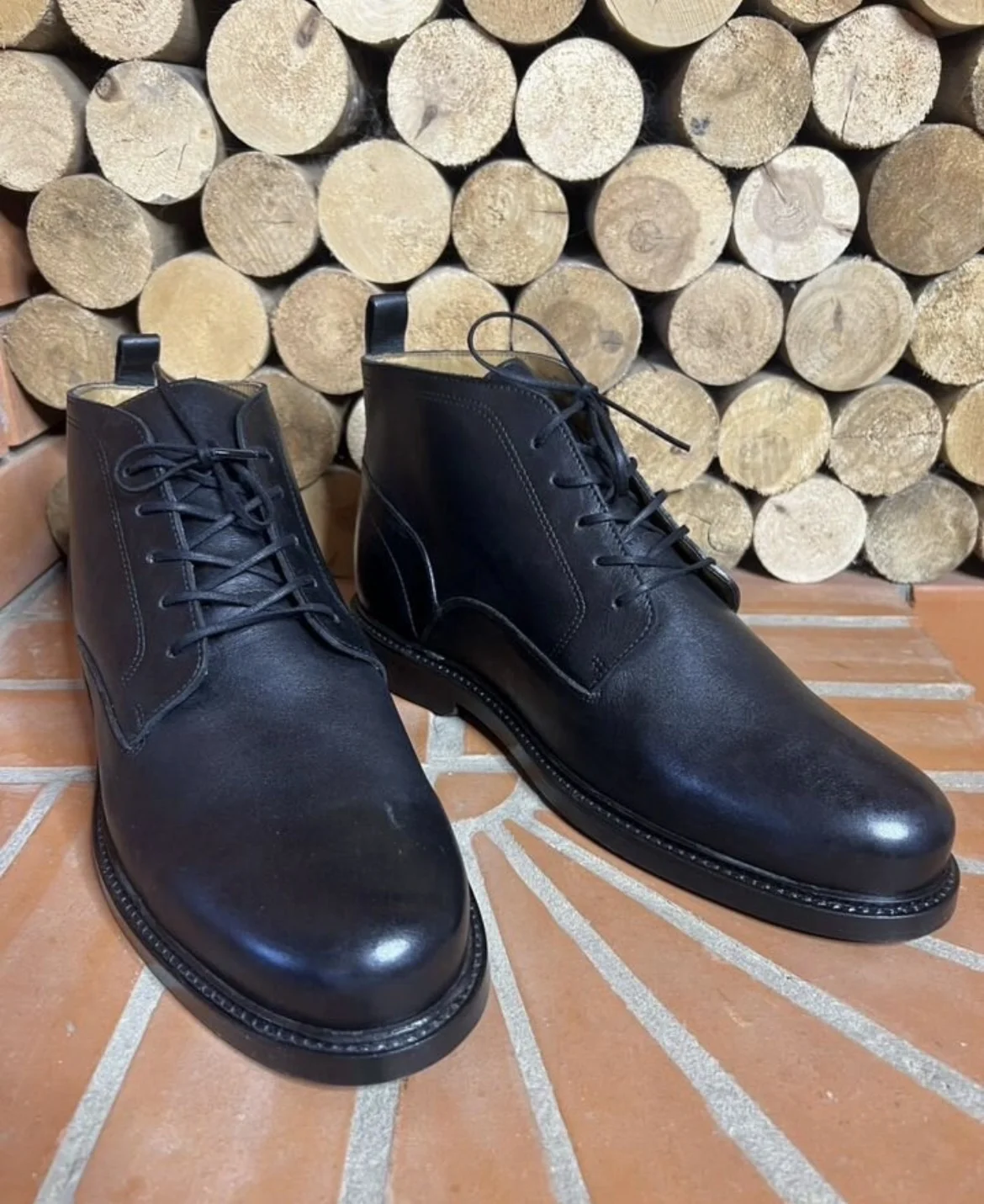 Кожаные ботинки (44) Revito Shoe (Португалия) - миниатюра 3