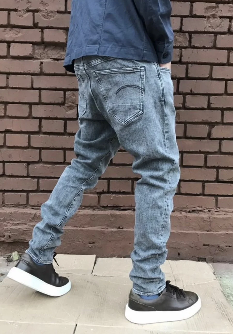Джинсы (W35/L32) G-Star Raw 3301 Slim - миниатюра 4