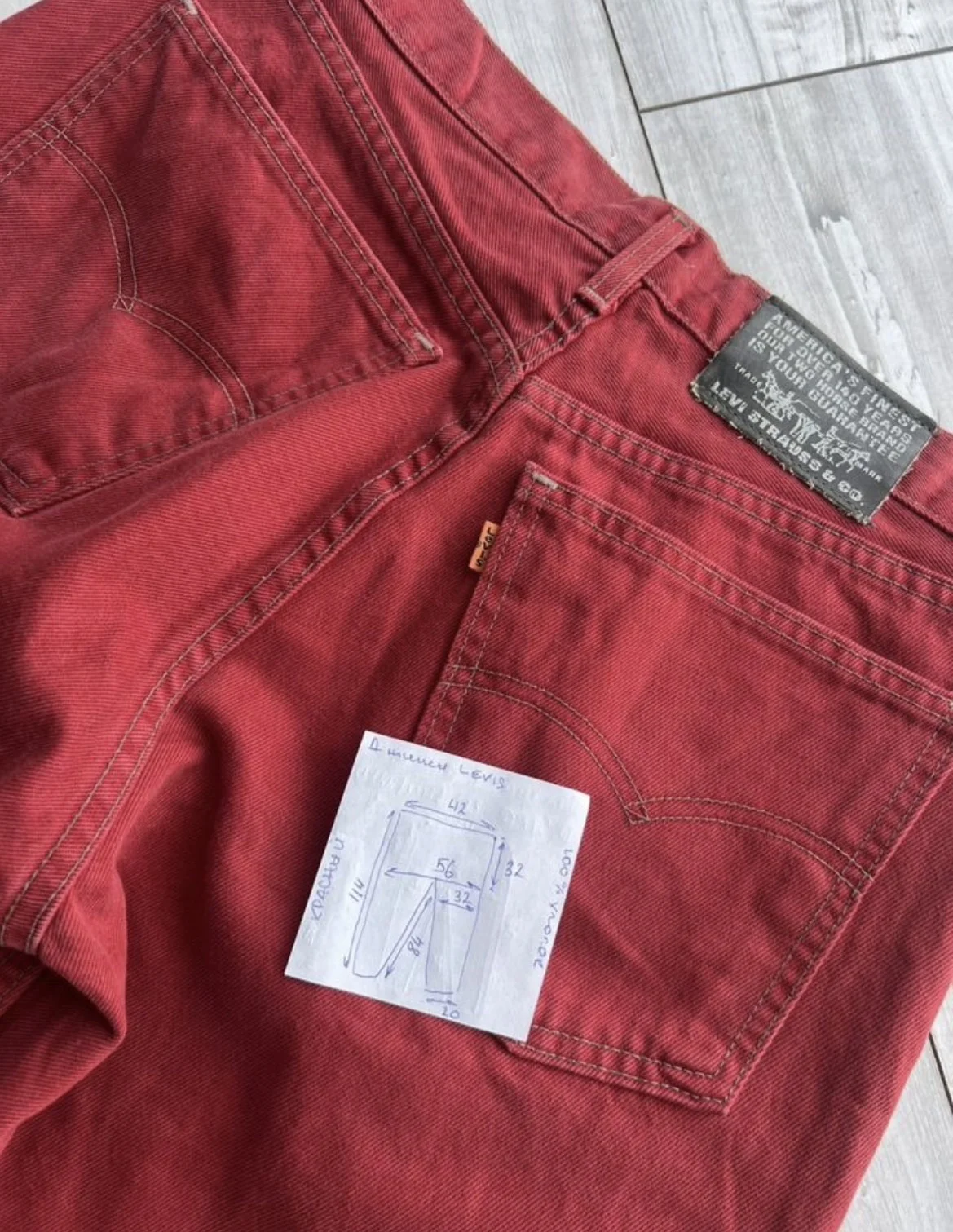 Джинсы (W32/L34) Levi's - миниатюра 10