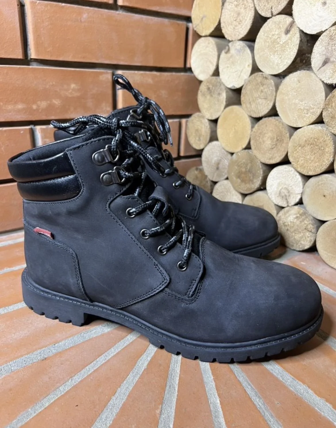 Кожаные ботинки (43) Levi's (Индия) - миниатюра 2