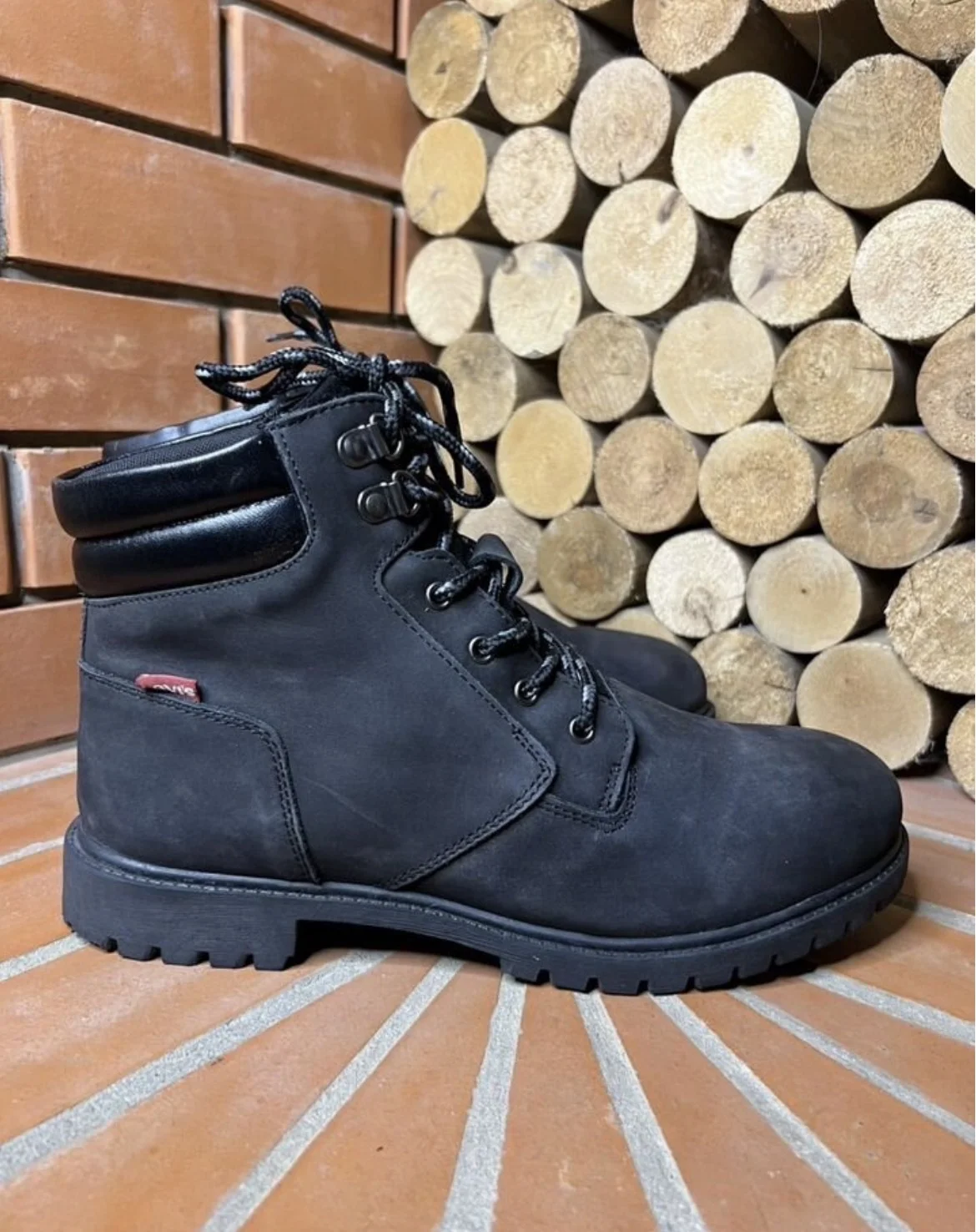 Кожаные ботинки (43) Levi's (Индия) - миниатюра 4