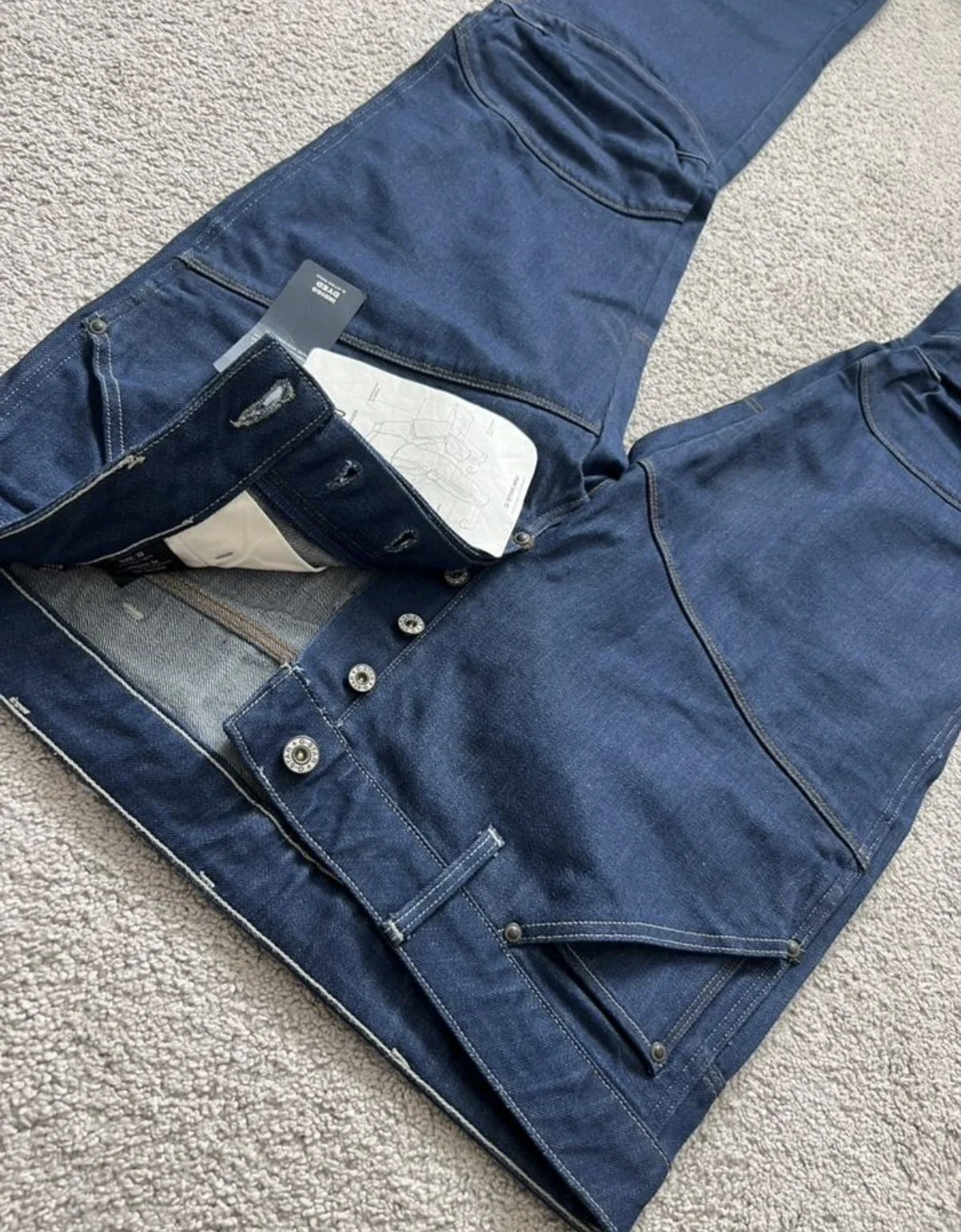 Джинсы (32/34) G-Star 5620 3D Low Tapered (Индия) - миниатюра 8