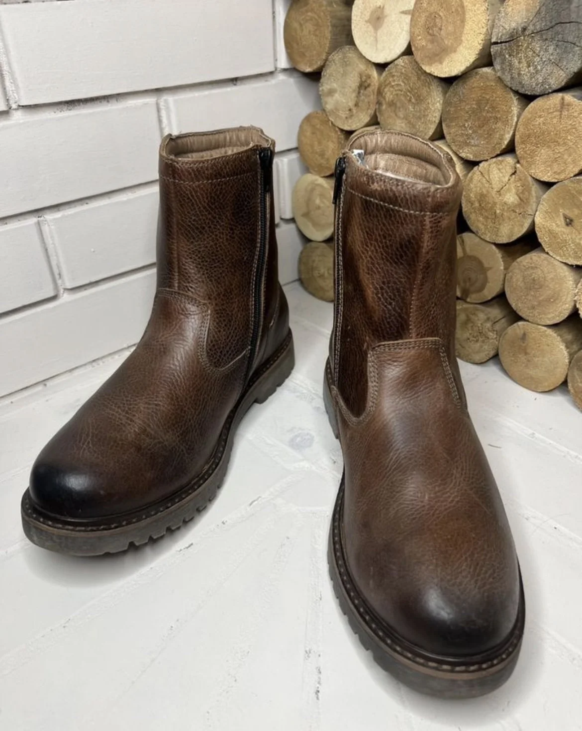 Кожаные сапоги (44) AM Shoe Company - миниатюра 2