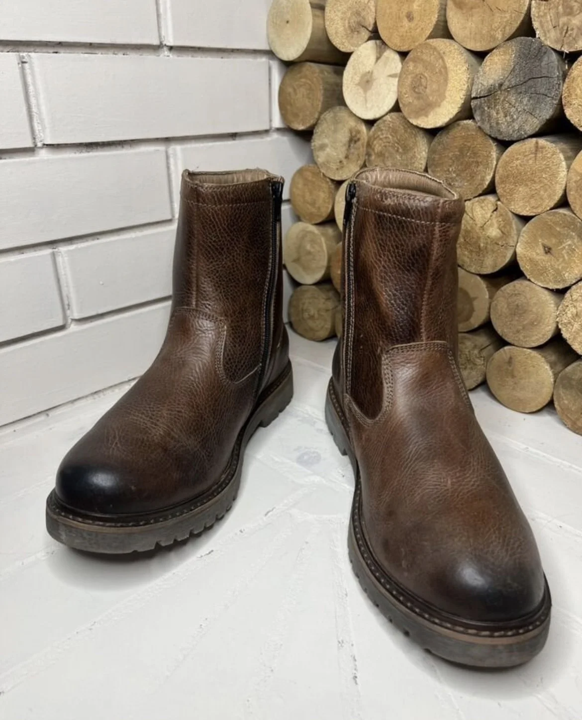 Кожаные сапоги (44) AM Shoe Company - миниатюра 6