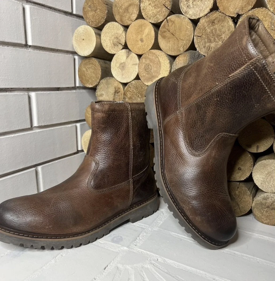 Кожаные сапоги (44) AM Shoe Company - миниатюра 7