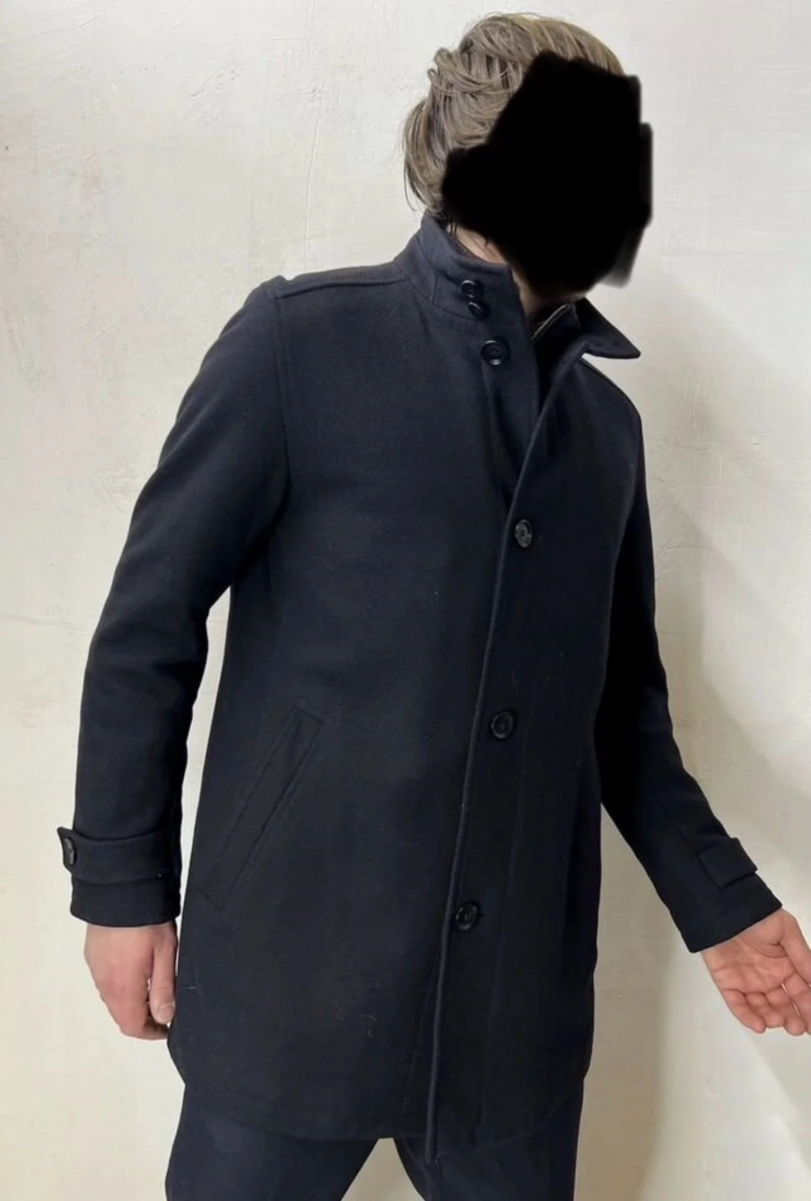 Шерстяное пальто (50/L) Hugo Boss - миниатюра 4