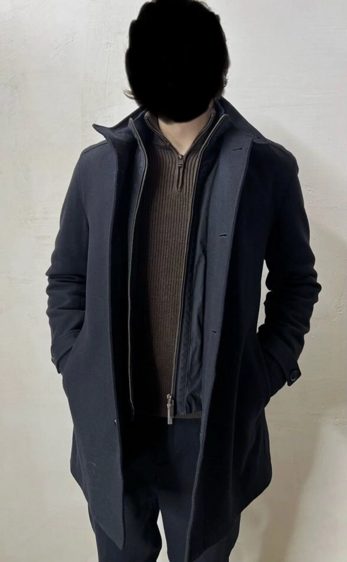 Шерстяное пальто (50/L) Hugo Boss - миниатюра 5
