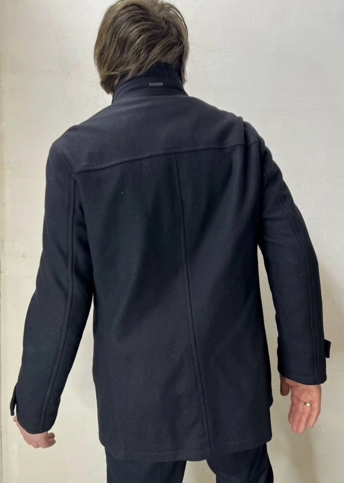 Шерстяное пальто (50/L) Hugo Boss - миниатюра 6