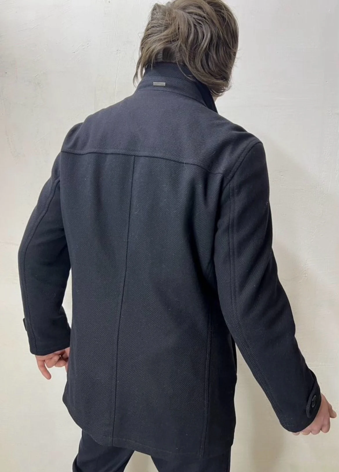 Шерстяное пальто (50/L) Hugo Boss - миниатюра 7