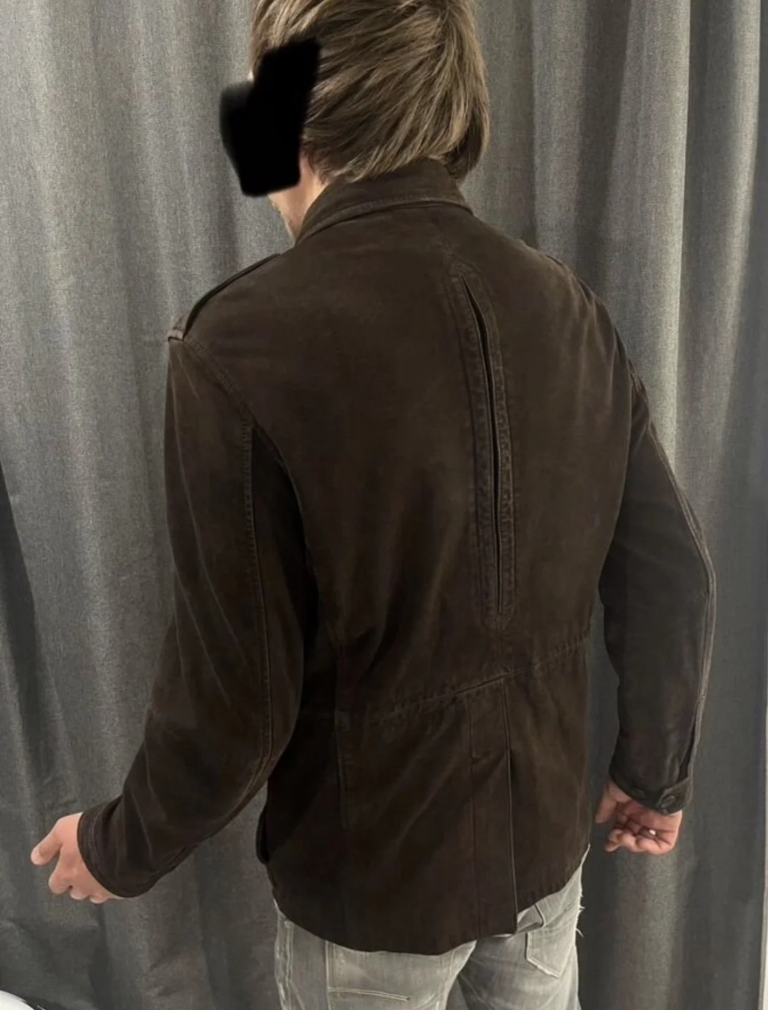 Кожаная куртка (50/L) Massimo Dutti (Индия) - миниатюра 5