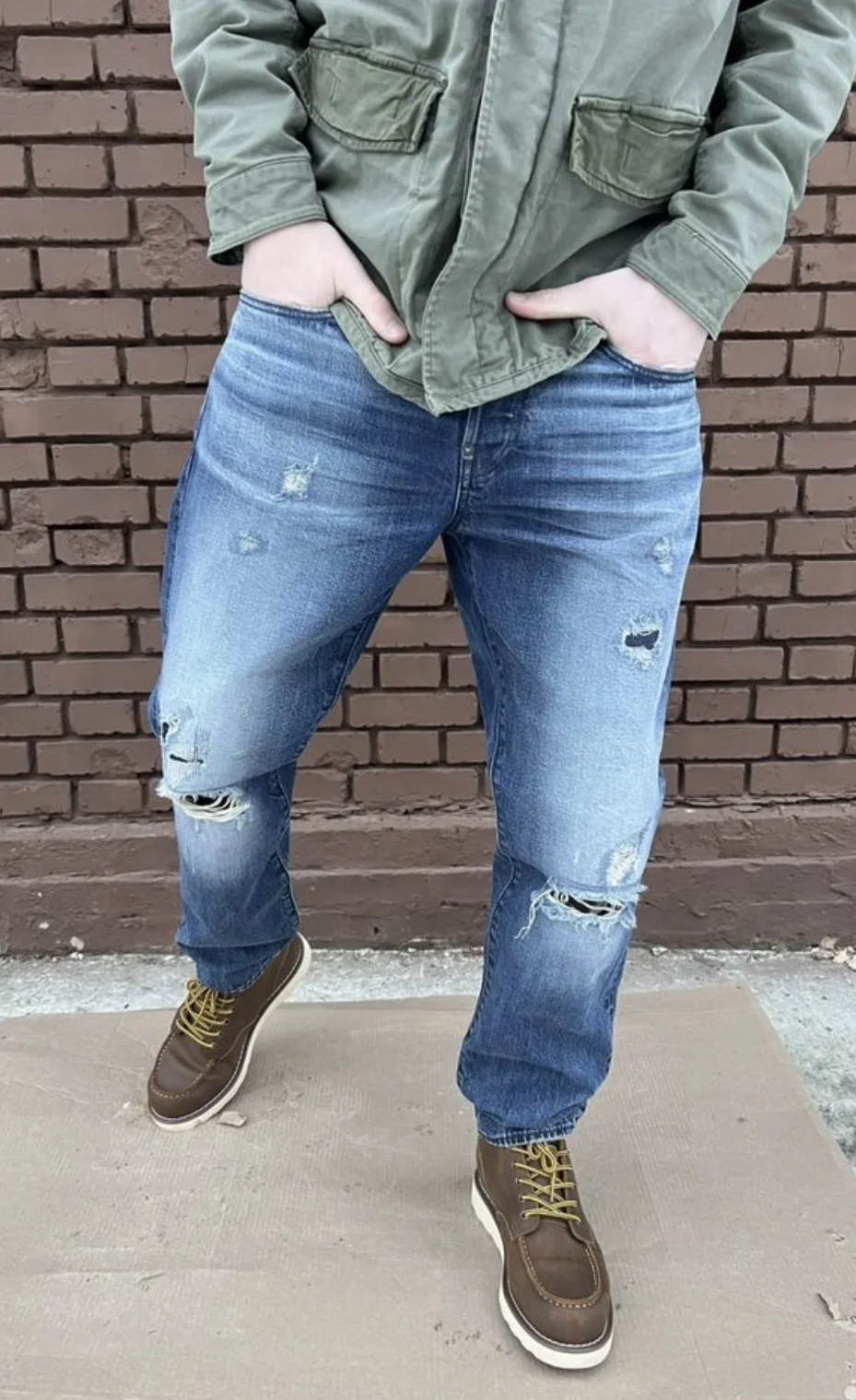 Джинсы (W33/L30) G-Star Raw Alum Relaxed Tapered - миниатюра 2
