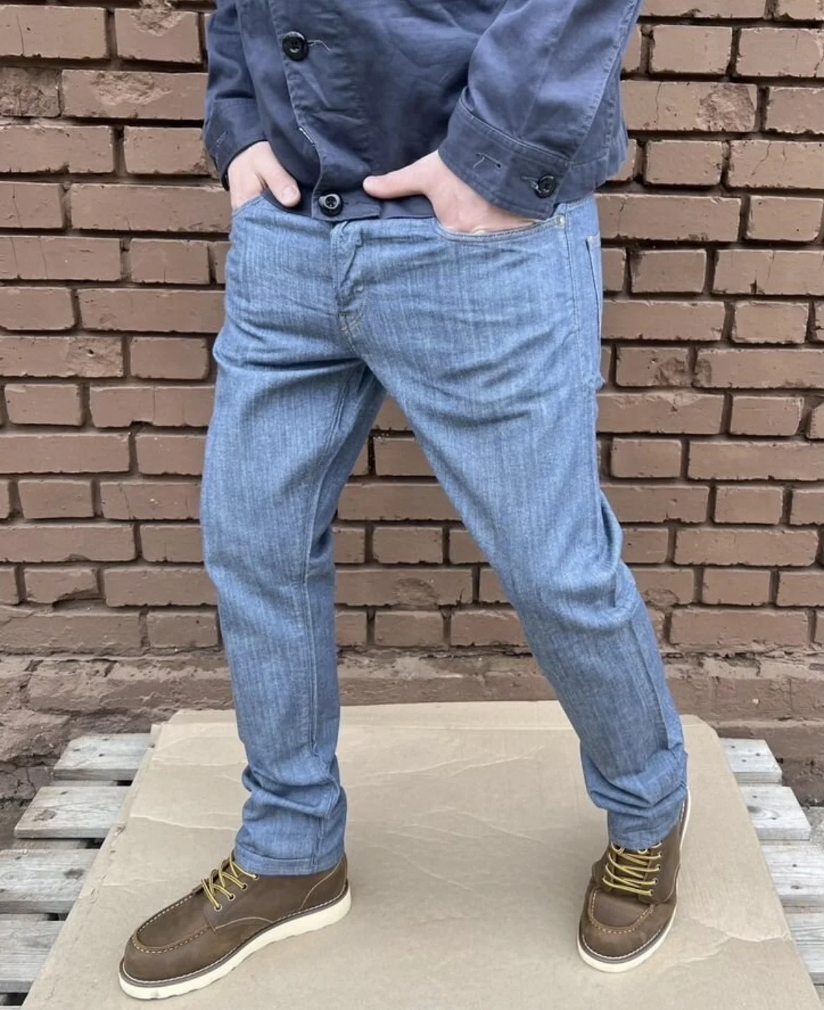 Джинсы (W34/L32) G-Star Raw 3301 Tapered RL(Индия) - миниатюра 3