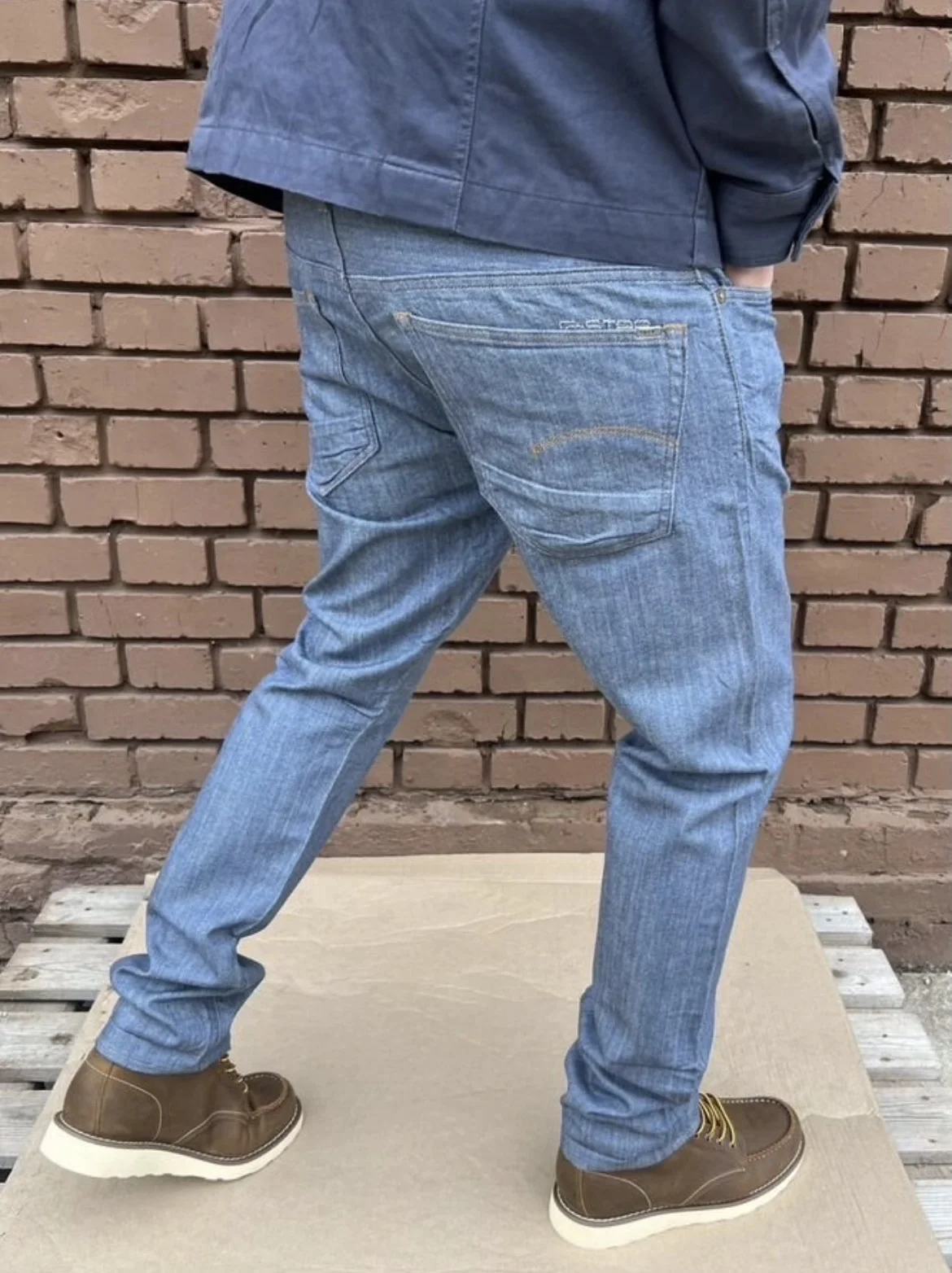 Джинсы (W34/L32) G-Star Raw 3301 Tapered RL(Индия) - миниатюра 4