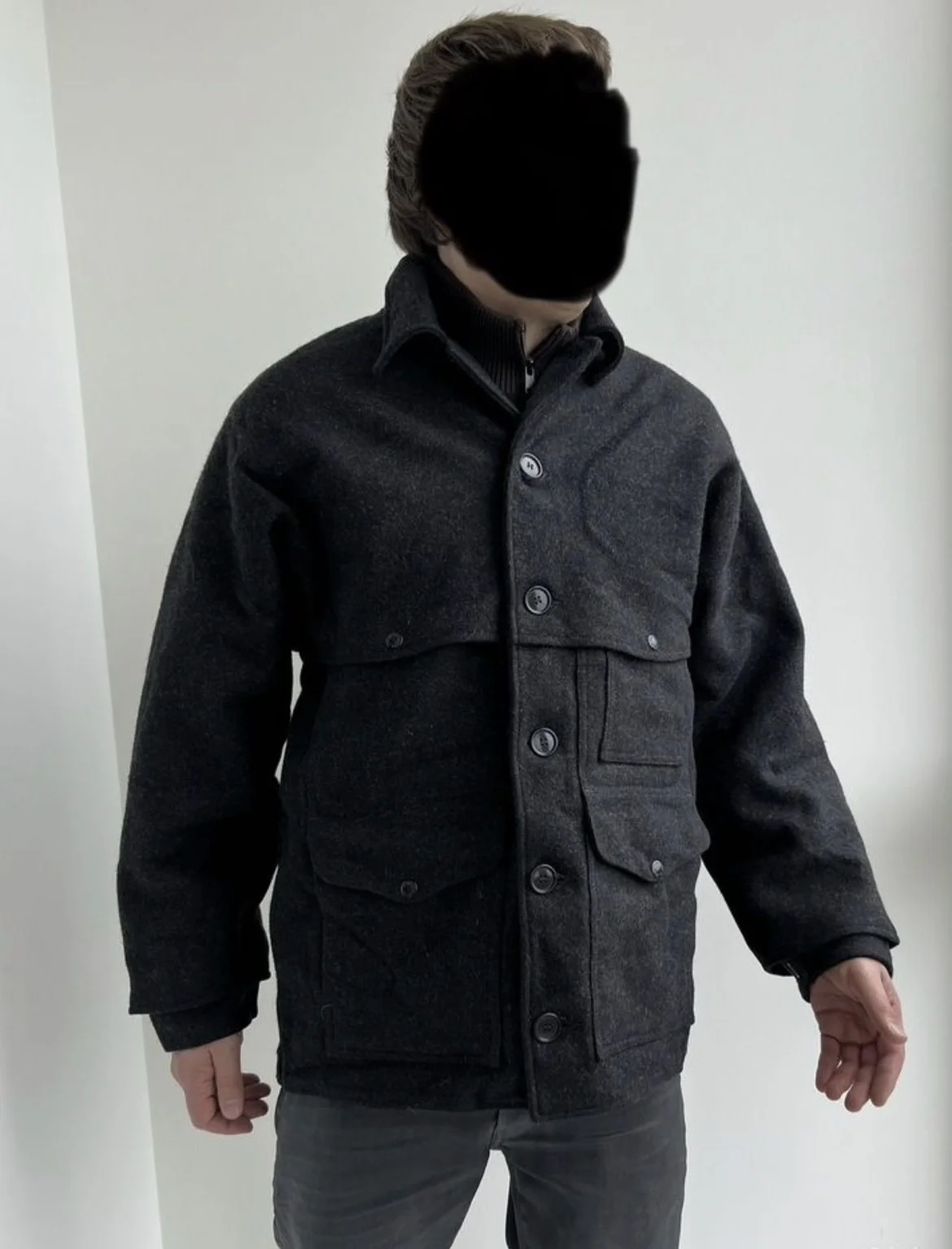Шерстяное полупальто (XL/54) Filson (USA) - изображение 1