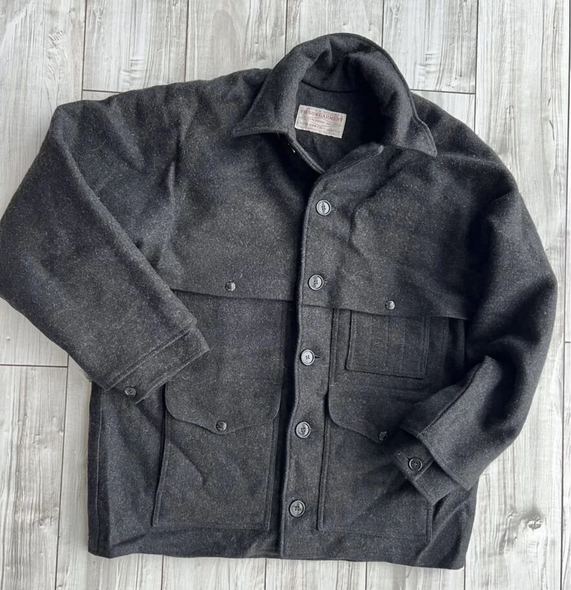 Шерстяное полупальто (XL/54) Filson (USA) - миниатюра 9