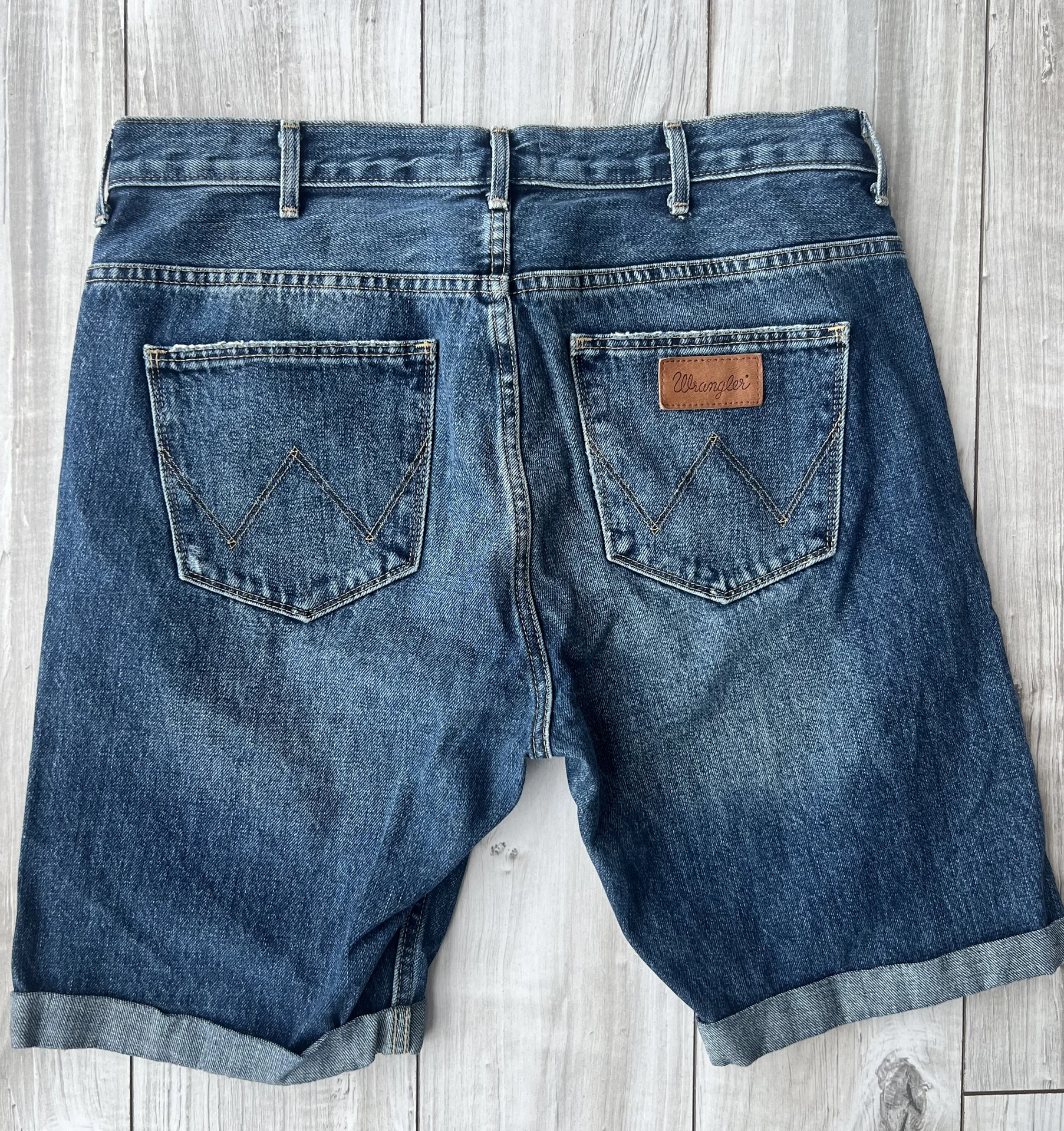 Джинсовые шорты (W32) Wrangler (Selvedge) - миниатюра 2