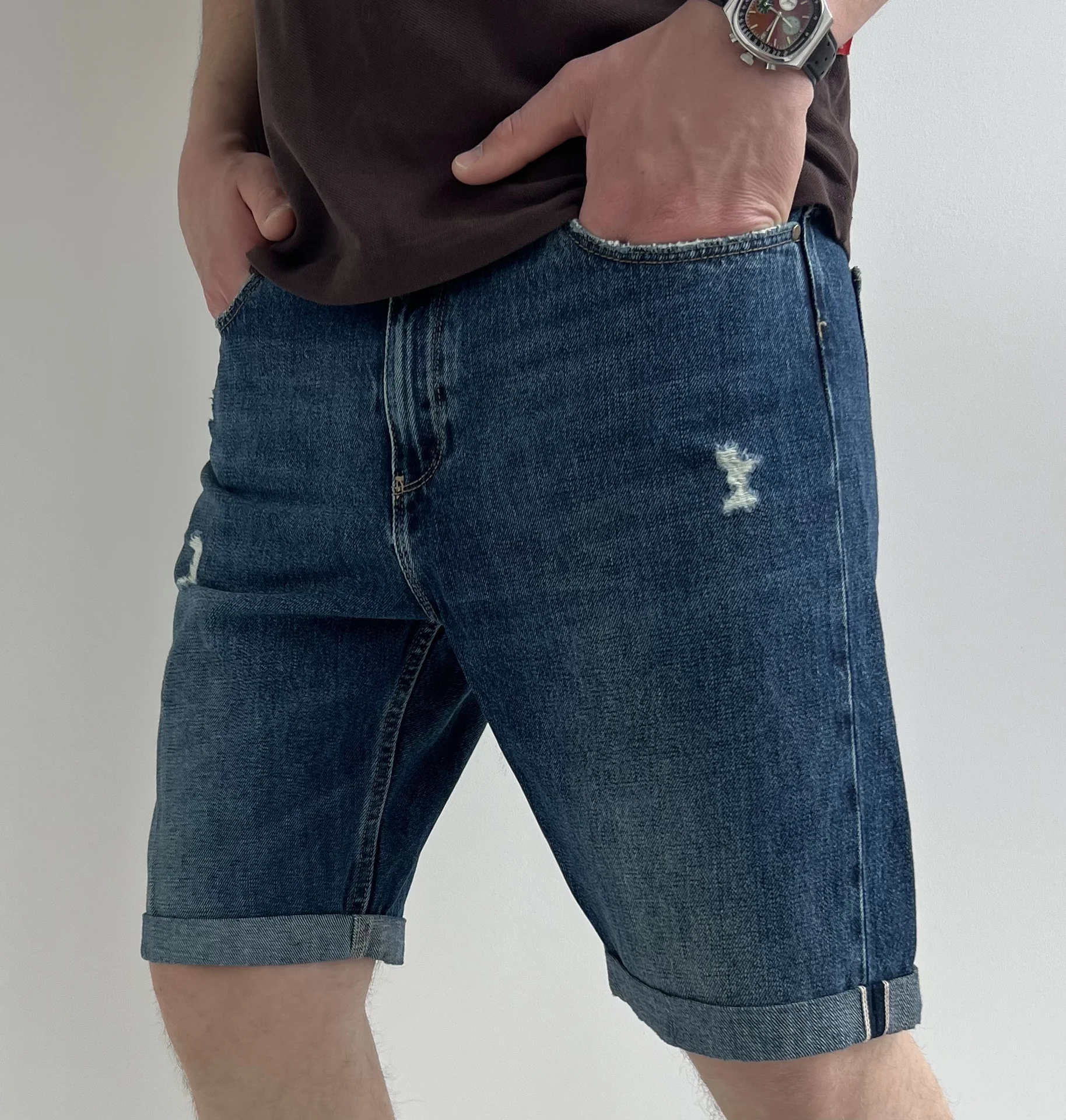 Джинсовые шорты (W32) Wrangler (Selvedge) - миниатюра 5