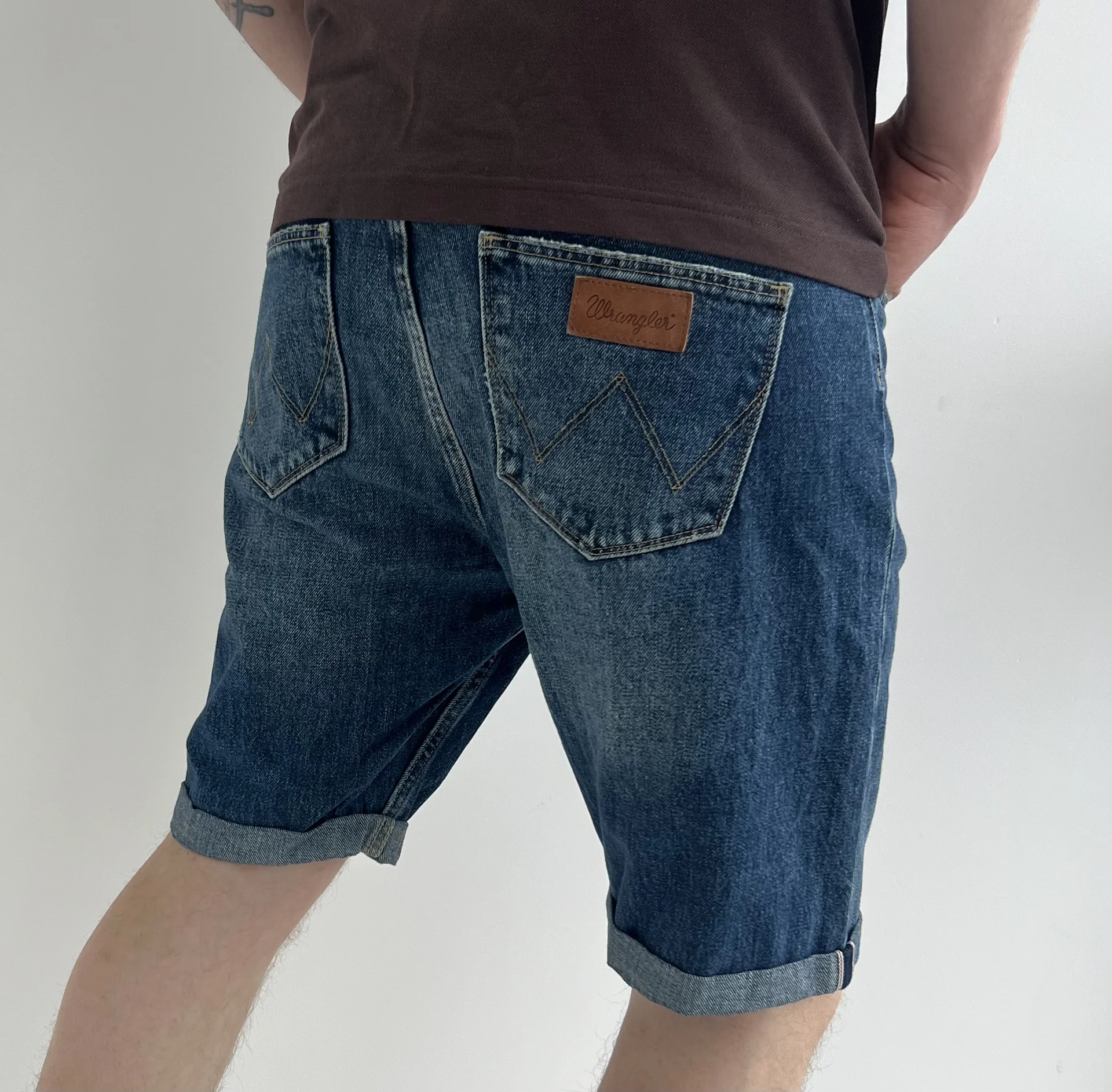 Джинсовые шорты (W32) Wrangler (Selvedge) - миниатюра 8